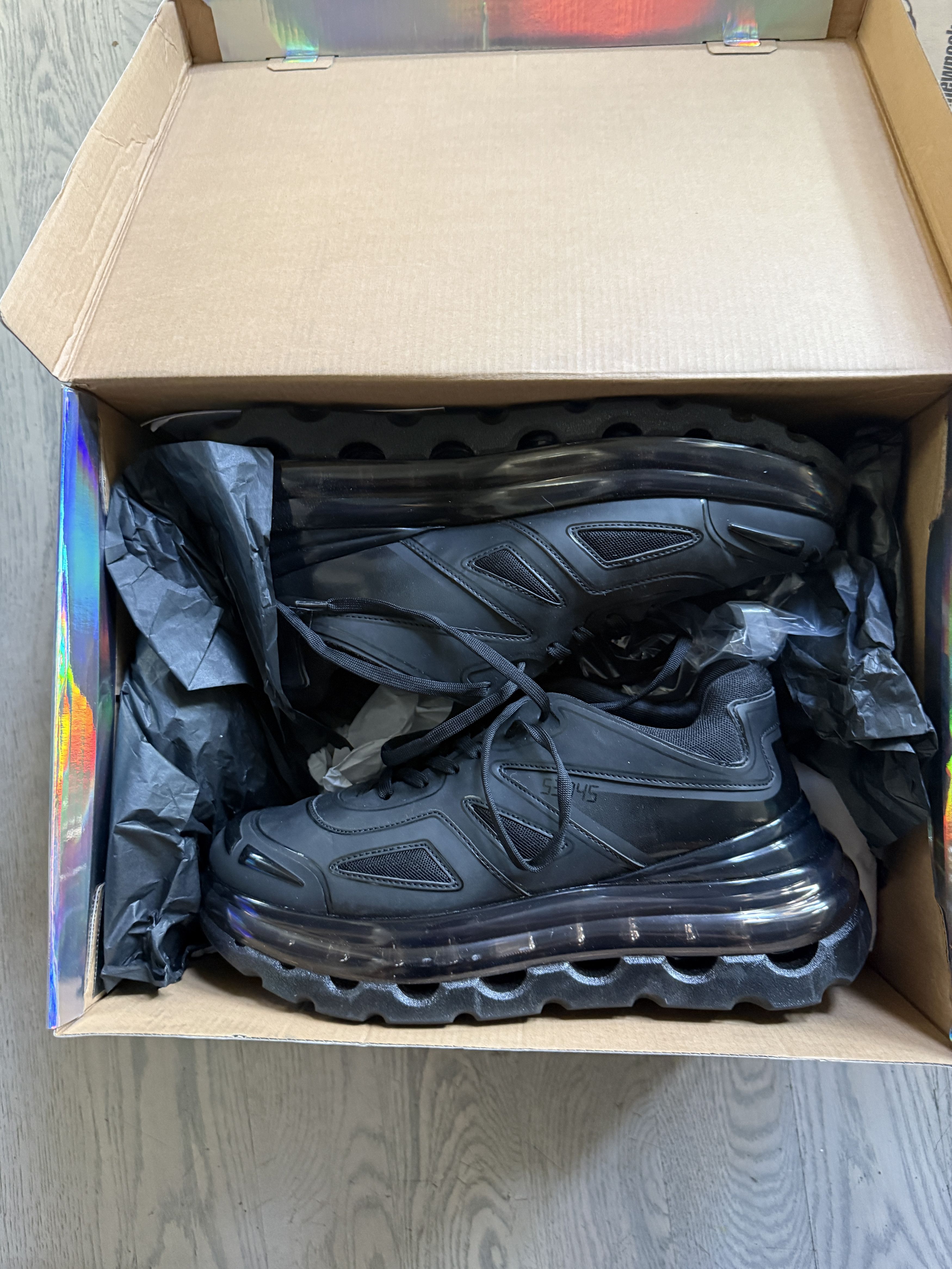 Other shoes53045 comfy black sneakers Size US 11 / EU 44 - 1 Thumbnail