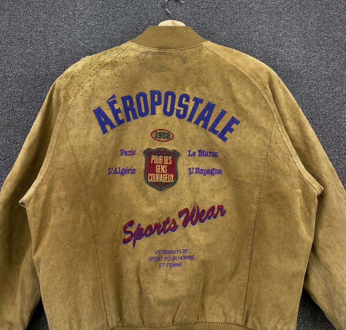 Aeropostale Vintage Aeropostale Sport Wear Vetement Leather Jacket Size US M / EU 48-50 / 2 - 4 Thumbnail