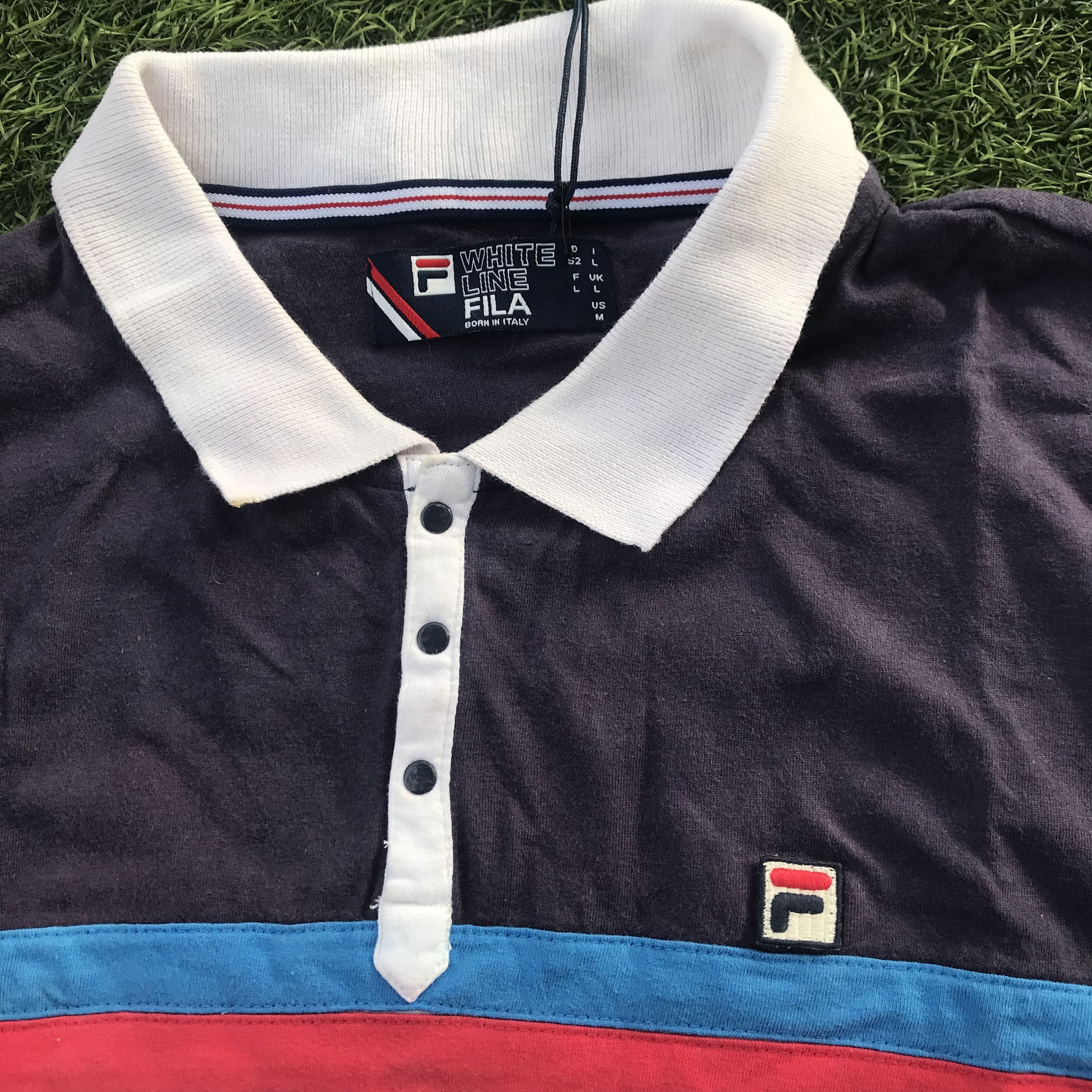 Fila Fila sentatta Polo Shirt 3 tone colorway Bnwt Brand New Size US L / EU 52-54 / 3 - 16 Thumbnail