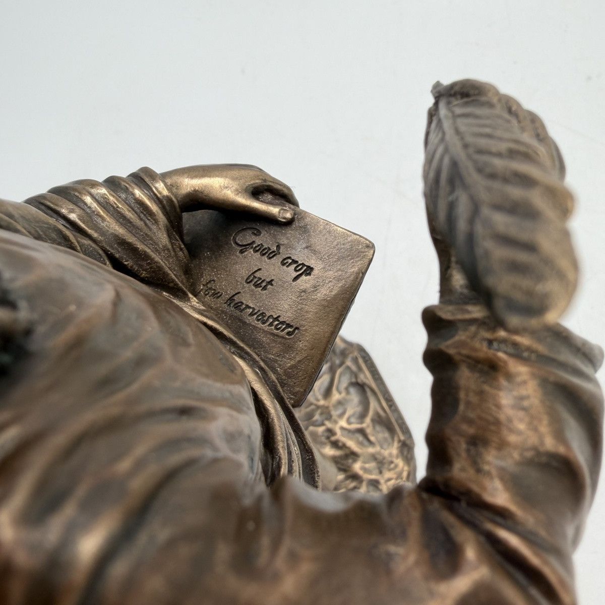 Other St Matthew Apostle Statue Figure Bronze Finish Religious Size ONE SIZE - 4 Thumbnail