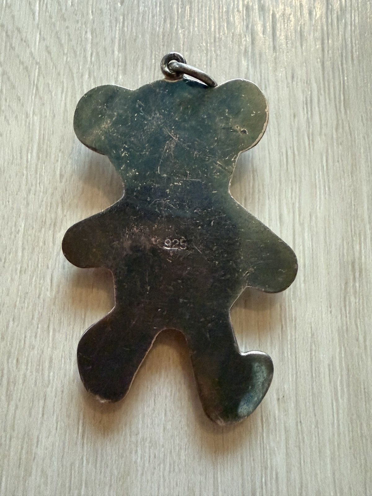 Vintage Vintage Sterling Silver Large Teddy Bear Pendant 11.6g Size ONE SIZE - 2 Thumbnail