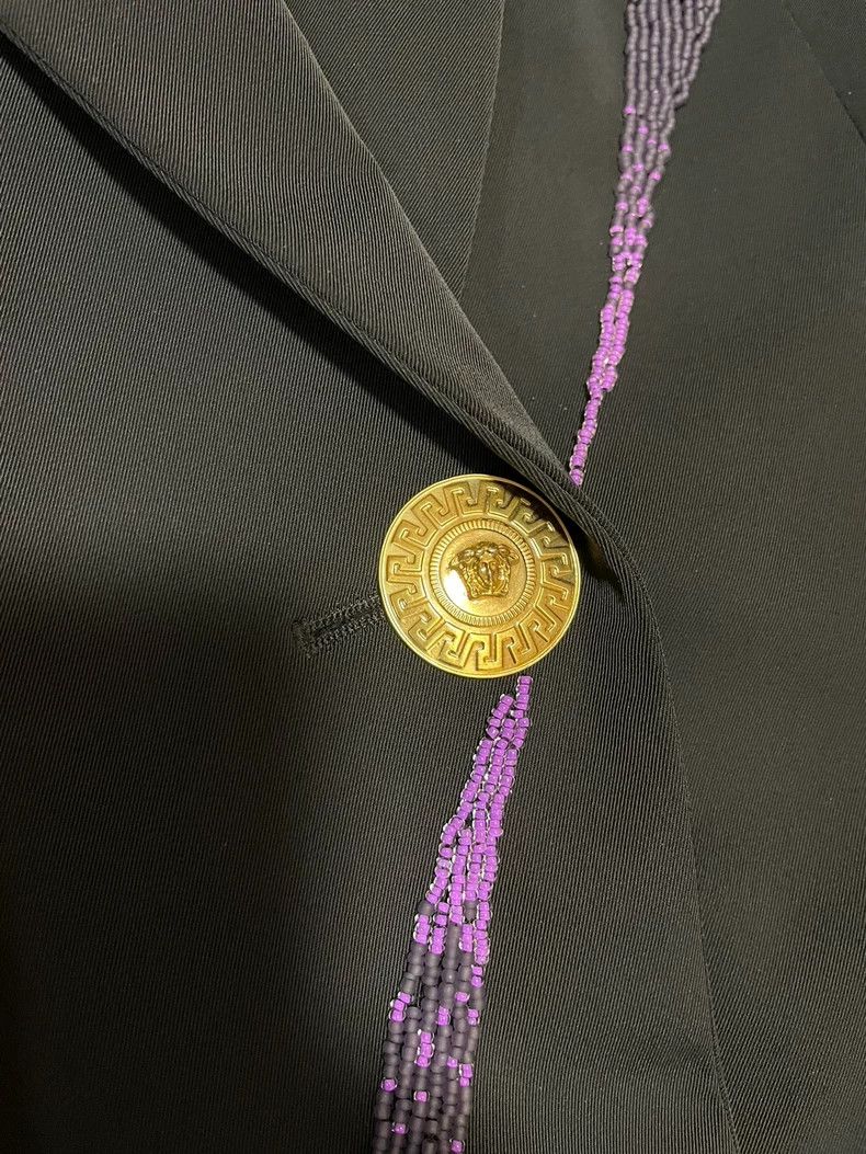 Versace Versace Medusa buttoned up a black suit Size M / US 6-8 / IT 42-44 - 4 Thumbnail