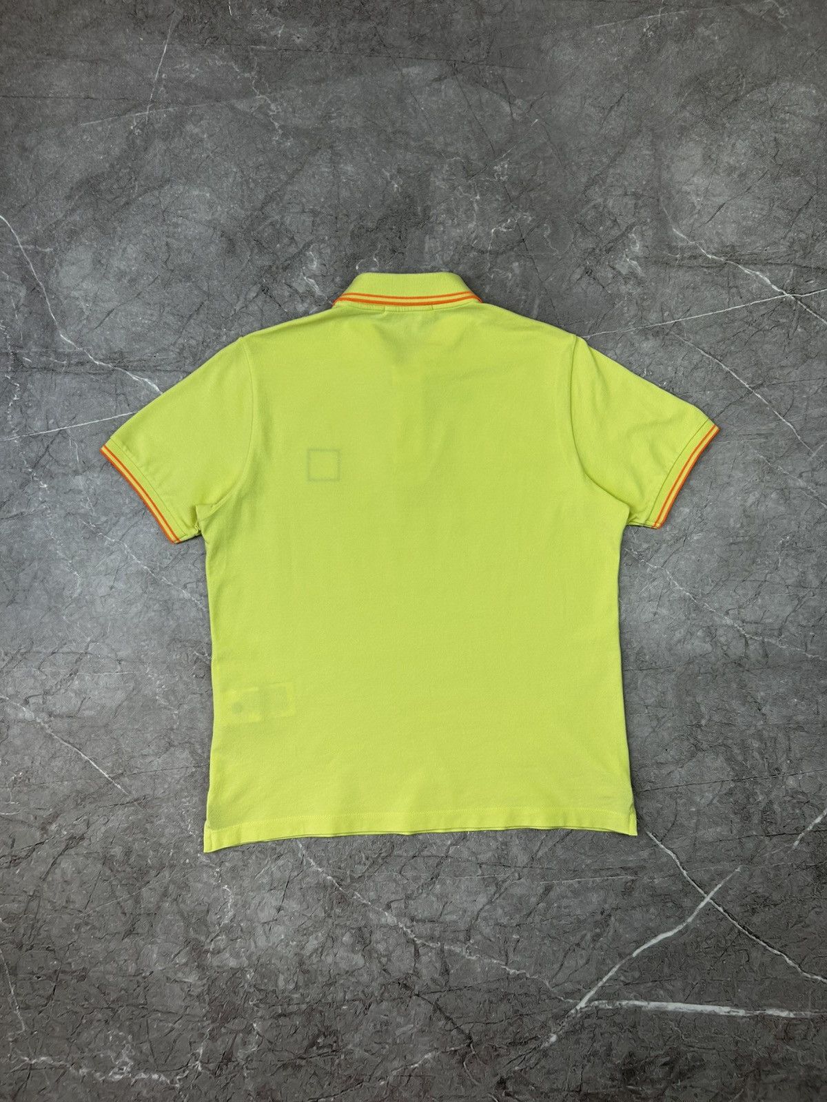 Stone Island Vintage Polo Stone Island Box Logo Tee Yellow T-shirt Size US M / EU 48-50 / 2 - 13 Thumbnail