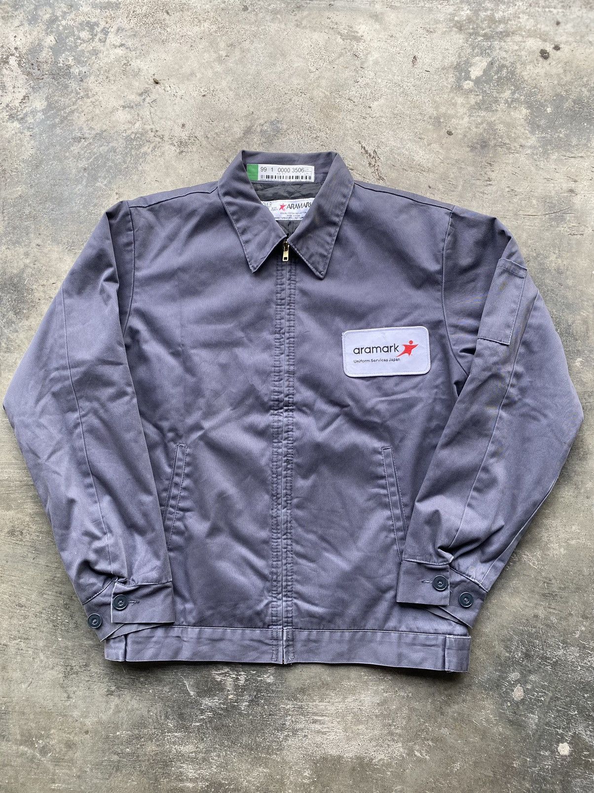 If Six Was Nine × Vintage 90’s workjacket stone grey”aramark” Size US M / EU 48-50 / 2 - 1 Thumbnail
