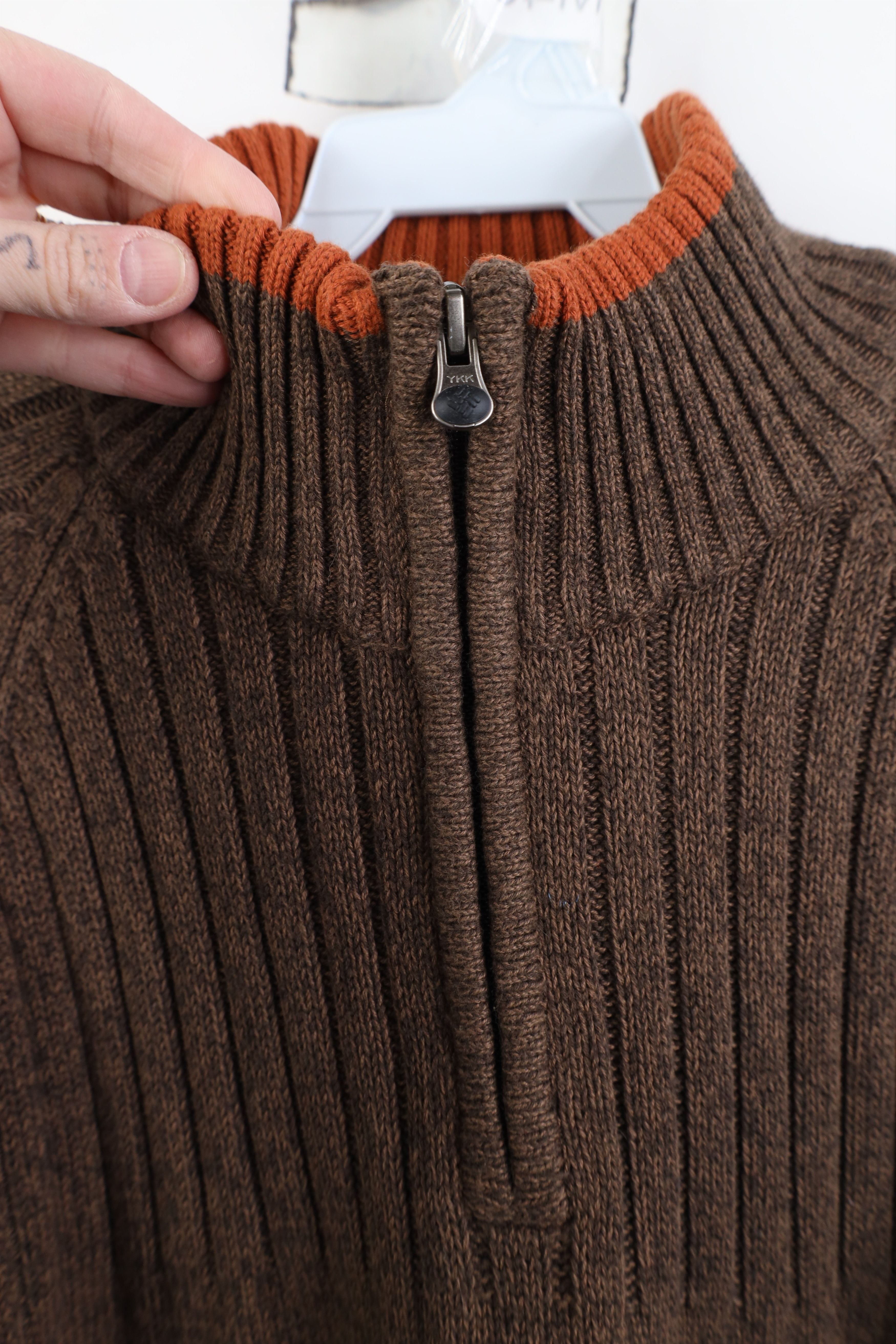 Columbia Vintage Columbia Heavy Ribbed Knit 1/4 Half Zip Sweater Size US L / EU 52-54 / 3 - 8 Thumbnail