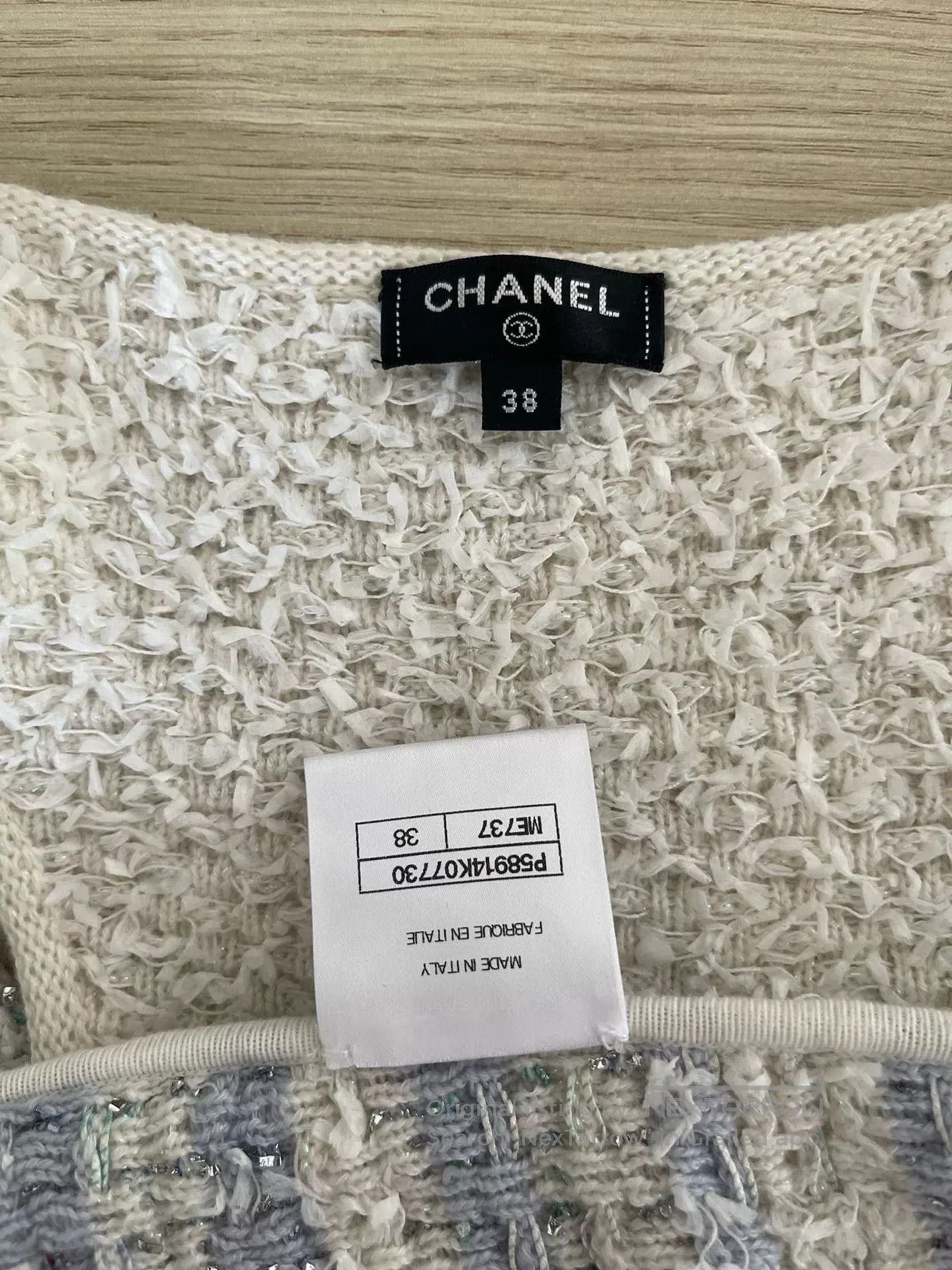 Chanel Chanel Waterfall Blue White Tank Top. Size US M / EU 48-50 / 2 - 3 Thumbnail