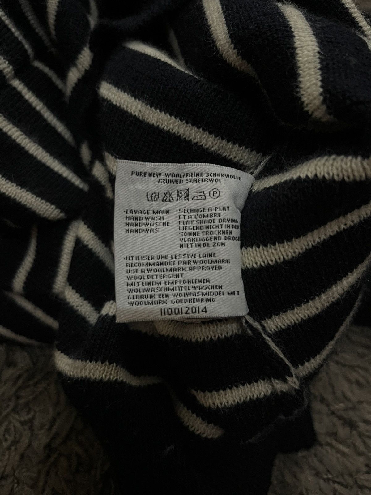Saint James 2000s Breton sailors jumpers bicnic striped #D3 Size US S / EU 44-46 / 1 - 11 Thumbnail