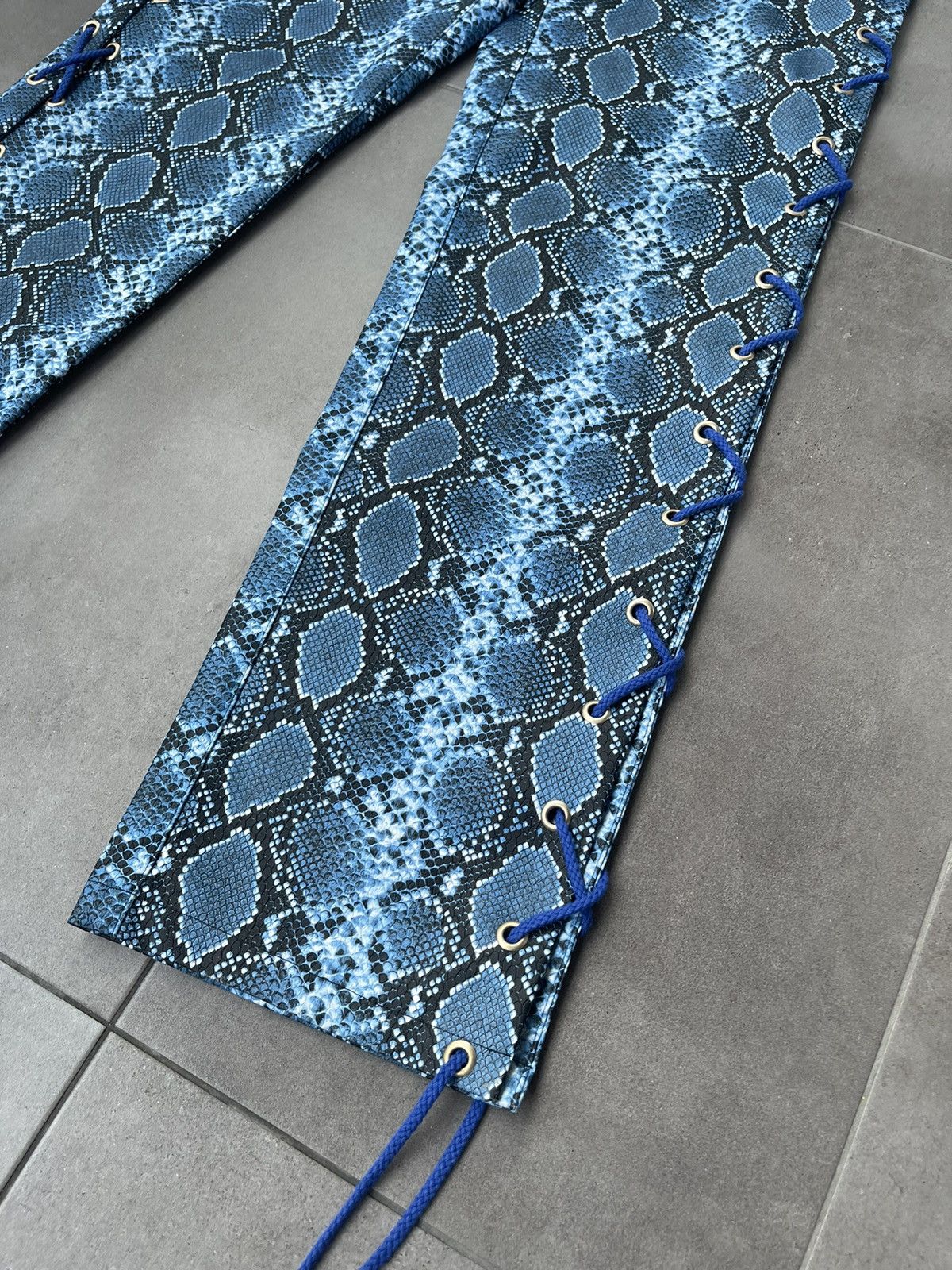 Other !DS! SS23 Nikolaj Storm Angelo Snake Skin Pattern Pants Size US 30 / EU 46 - 12 Thumbnail