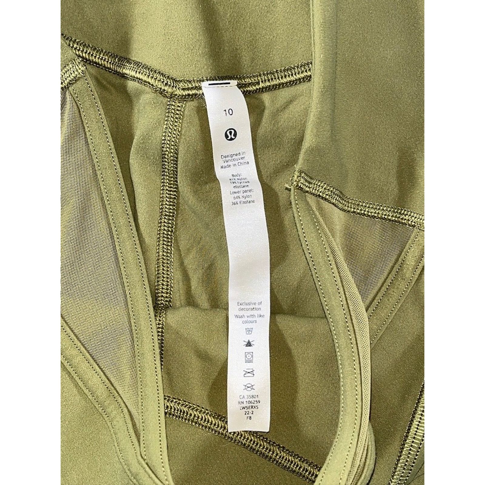 Lululemon Lululemon Nulu Crisscross Mesh Stirrup Tight Leggings Sz 10 Size 32" / US 10 / IT 46 - 10 Thumbnail