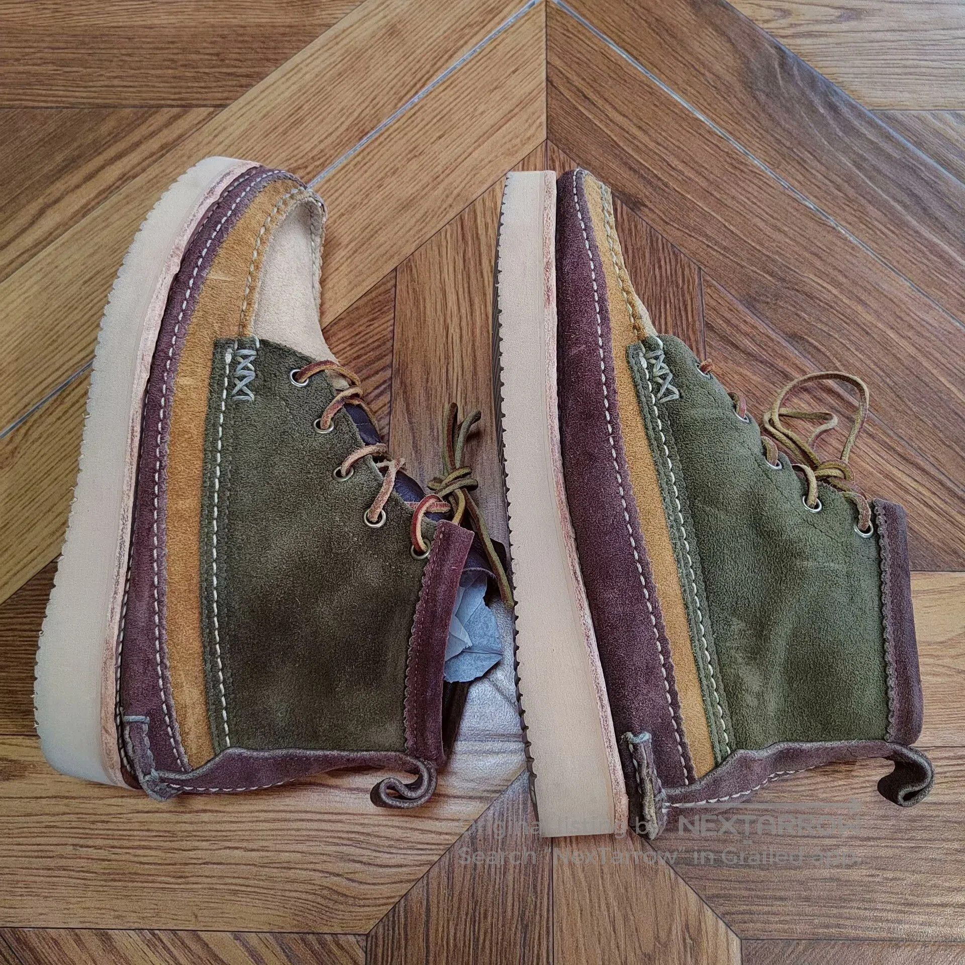 Yuketen Yuketen Classic Moccasin Suede Work Boots. Size US 8.5 / EU 41-42 - 3 Thumbnail