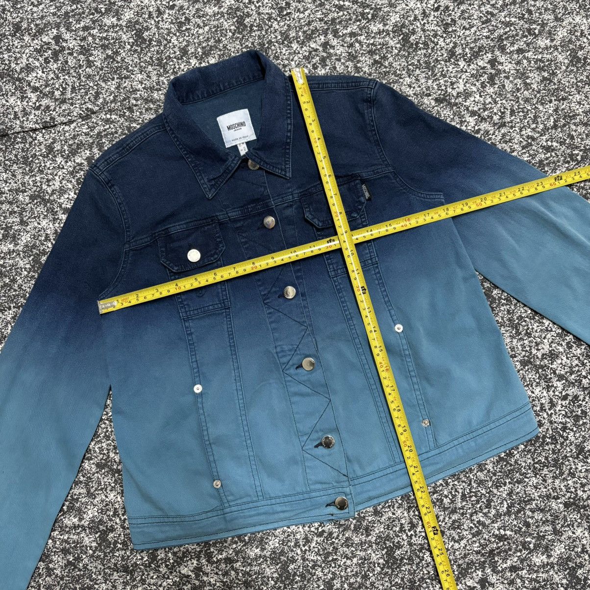 Moschino 🔴 MOSCHINO Vintage Denim Jacket 🔴 Size S / US 4 / IT 40 - 10 Thumbnail