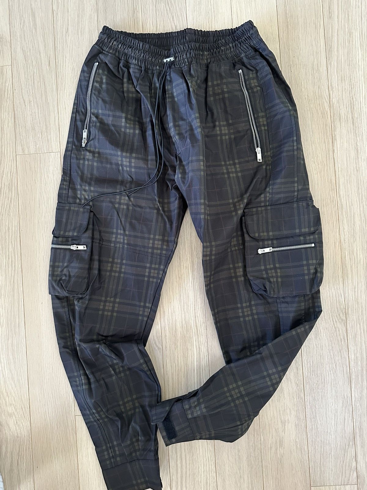 image of Represent Clo Represent Tartan Cargo Pants - Men’S XL in Brown, Men's (Size 38)