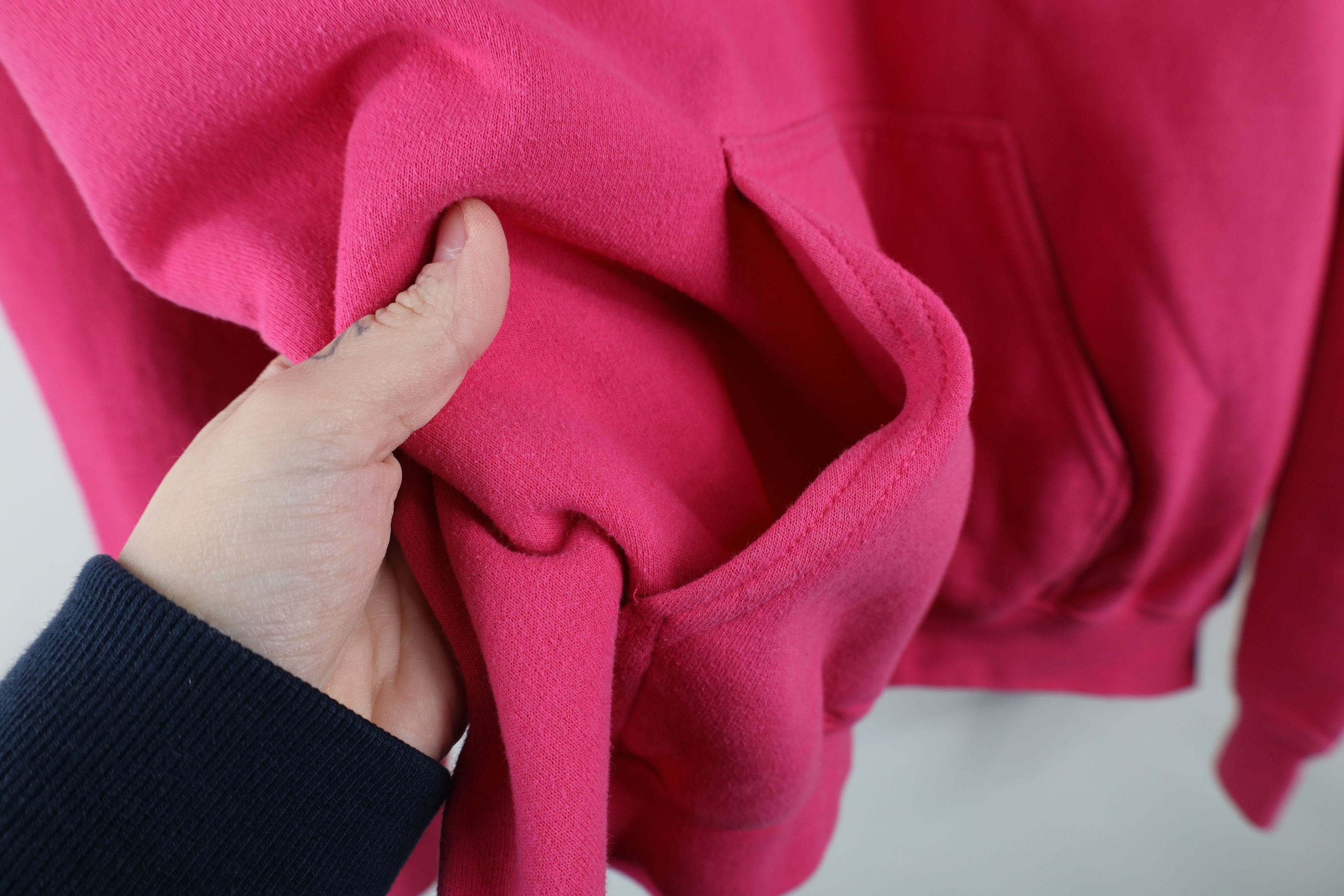 Vintage Vintage 90s Y2K Detroit Muscle Car Hoodie Sweatshirt Pink Size XL / US 12-14 / IT 48-50 - 9 Thumbnail