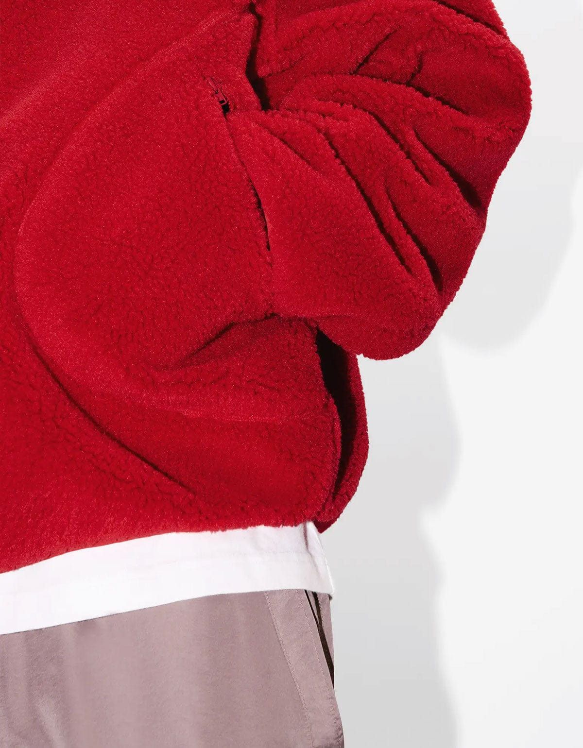Kenzo Kenzo Boke Flower 2.0 Red Fleece Blouson Jacket Size US S / EU 44-46 / 1 - 6 Thumbnail