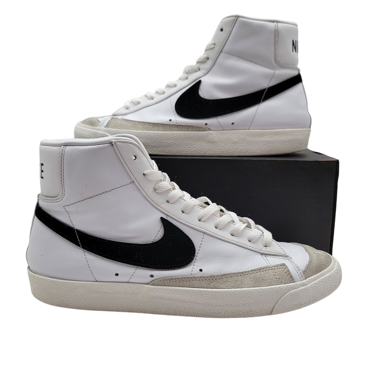 Nike Nike Blazer Mid '77 Vintage White Black Men's Sz 11.5 (278) Size US 11.5 / EU 44-45 - 1 Thumbnail
