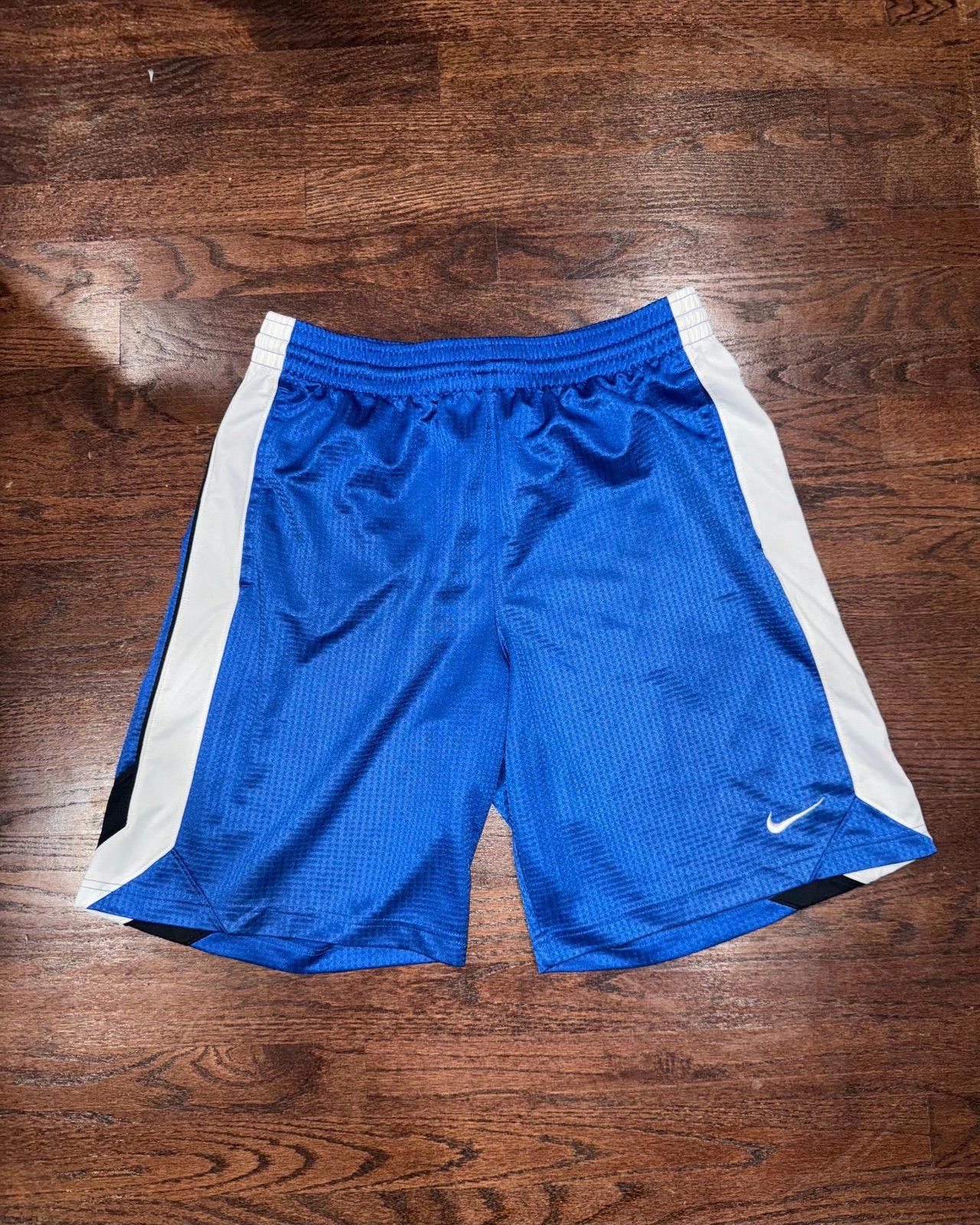Nike Nike Hoop Shorts Mens Sz M Cobalt Blue Shiny Silky Rare Size US 32 / EU 48 - 2 Thumbnail