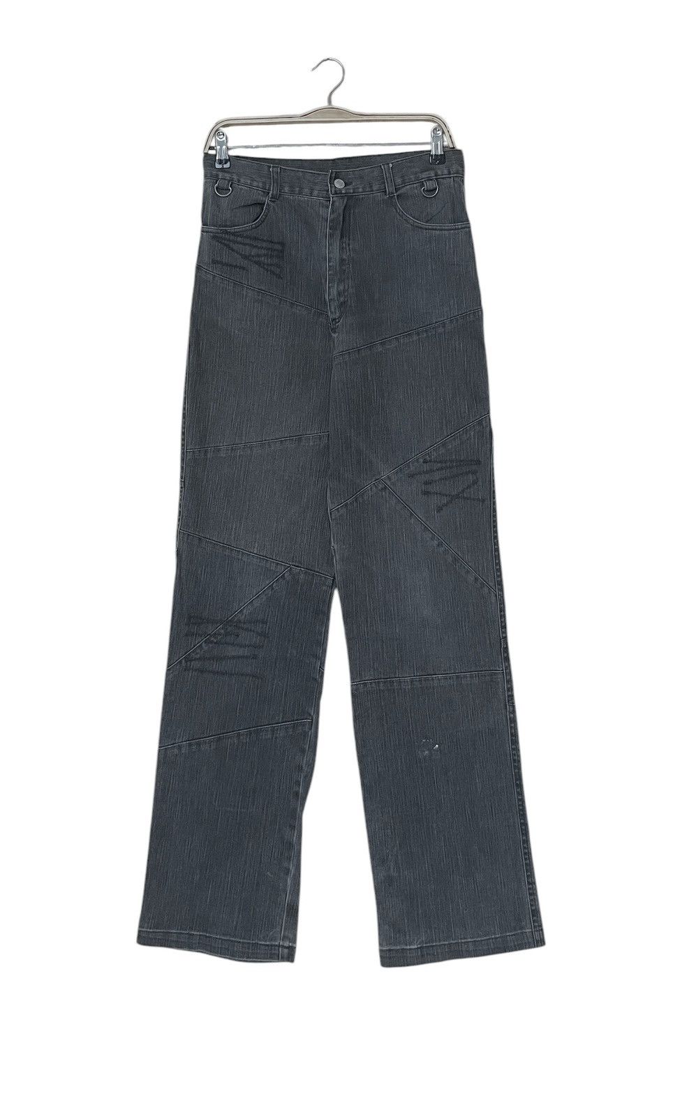 Vintage Japanese Brand Slash Number Jeans 2000s