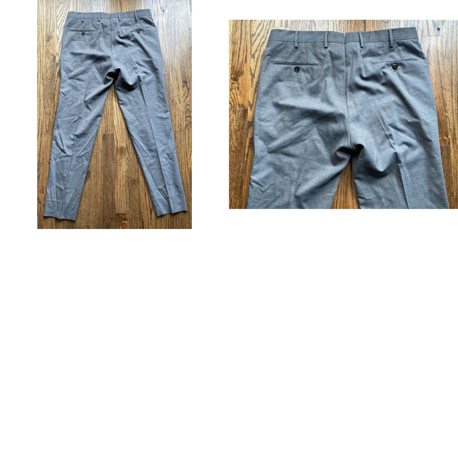 PT Torino PT Torino Pants Mens 35x29 Wool Stretch Slim Fit Slacks Trousers Brown Size US 35 - 9 Thumbnail