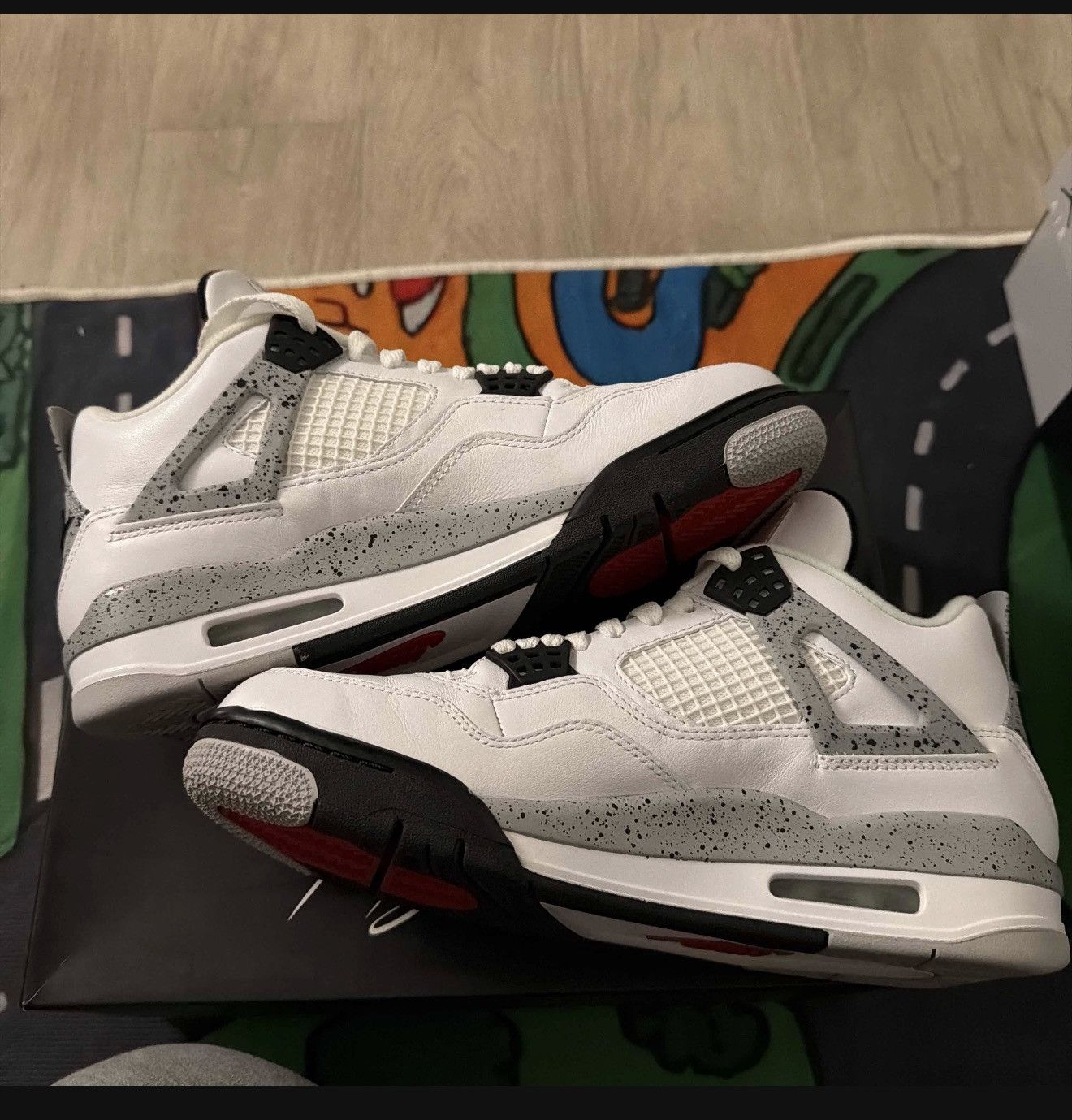 Jordan Brand Air Jordan 4 Retro OG 'White Cement' 2016 Size US 8.5 / EU 41-42 - 7 Thumbnail