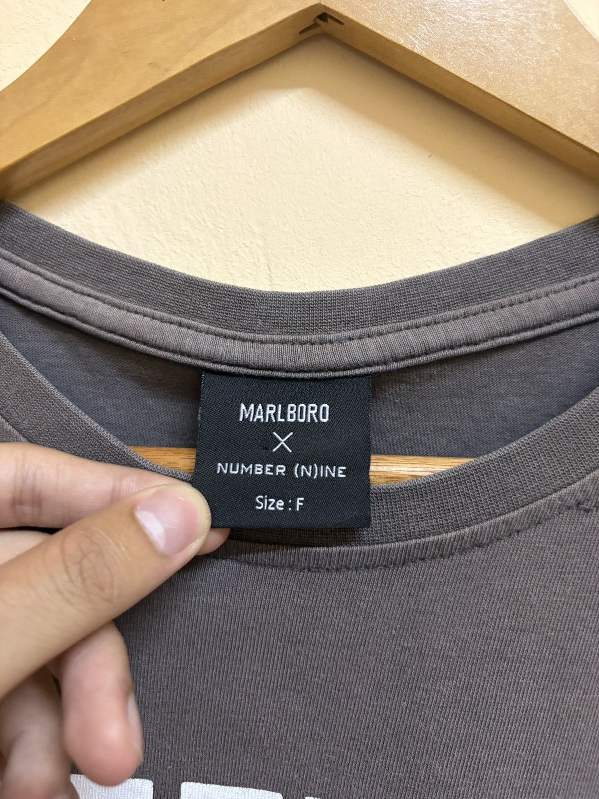 Number (N)ine Number (N)ine X Marlboro I Step Out Of Your Box T-Shirt Size US L / EU 52-54 / 3 - 5 Thumbnail