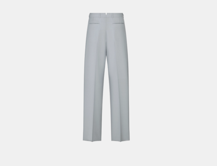 Dior o1w1db10525 413C10 Wide-Leg Pant in Gray Size US 30 / EU 46 - 2 Thumbnail