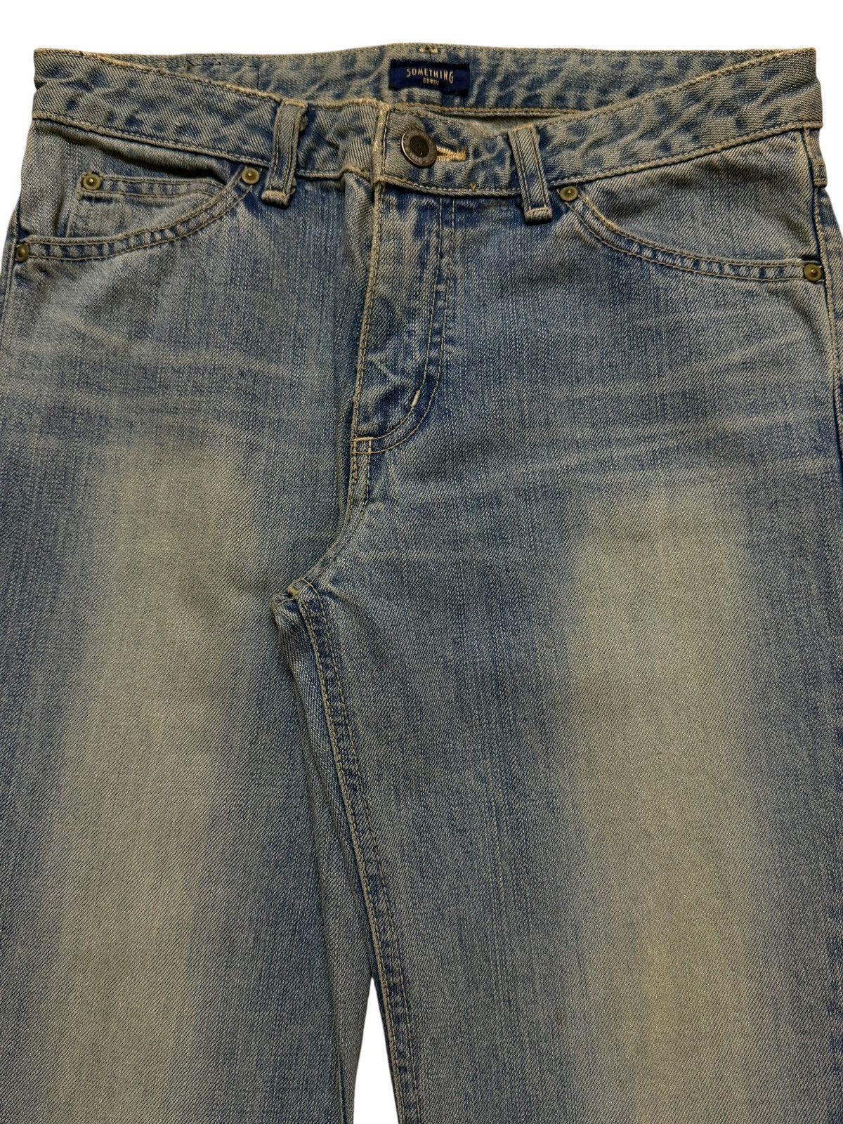 Edwin Vintage 90s Edwin Something Blue Mud Wash Wide Leg Flared Size 28" / US 6 / IT 42 - 3 Thumbnail