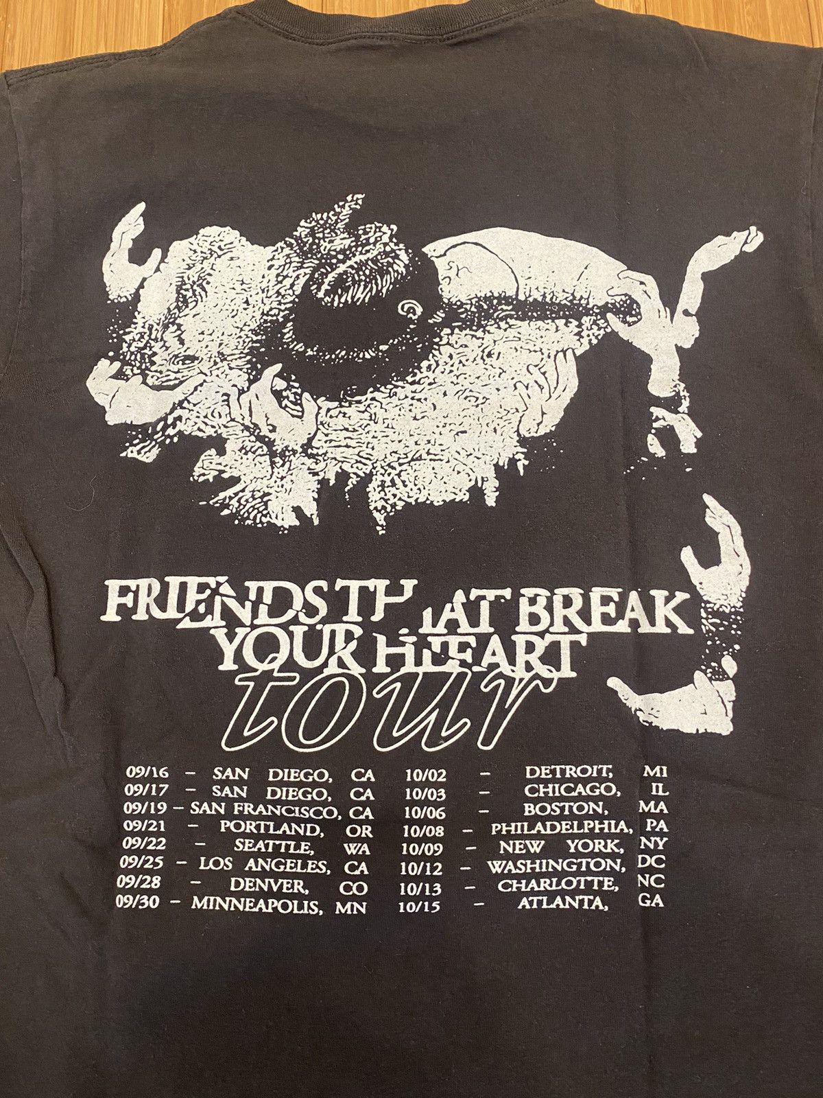 Band Tees × Vintage James Blake “Friends That Break Your Heart” Tour T-Shirt  | Grailed