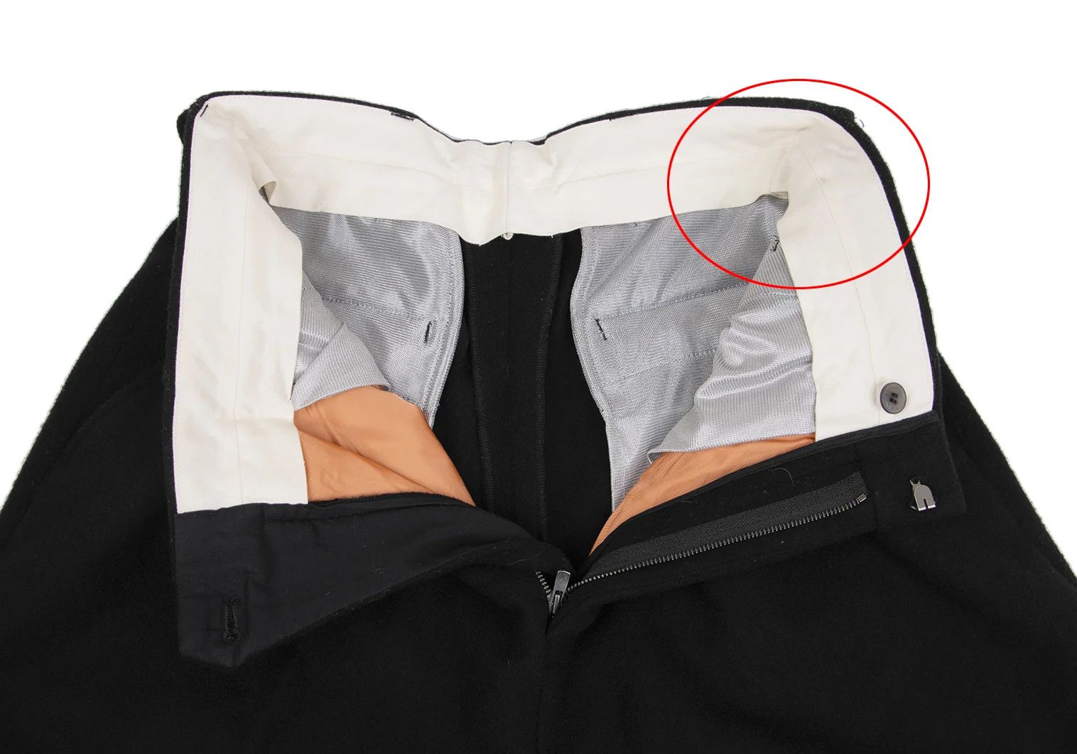 Ganryu Melton Wool Bulky Slacks in Black 1 Size US 30 / EU 46 - 5 Thumbnail