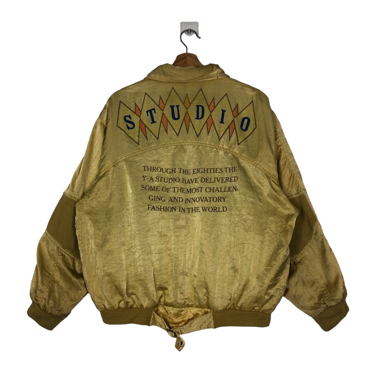 Japanese Brand × Vintage 📌VINTAGE BOMBER JACKET BREE-ZEE BIG LOGO JAPAN Size US M / EU 48-50 / 2 - 4 Thumbnail