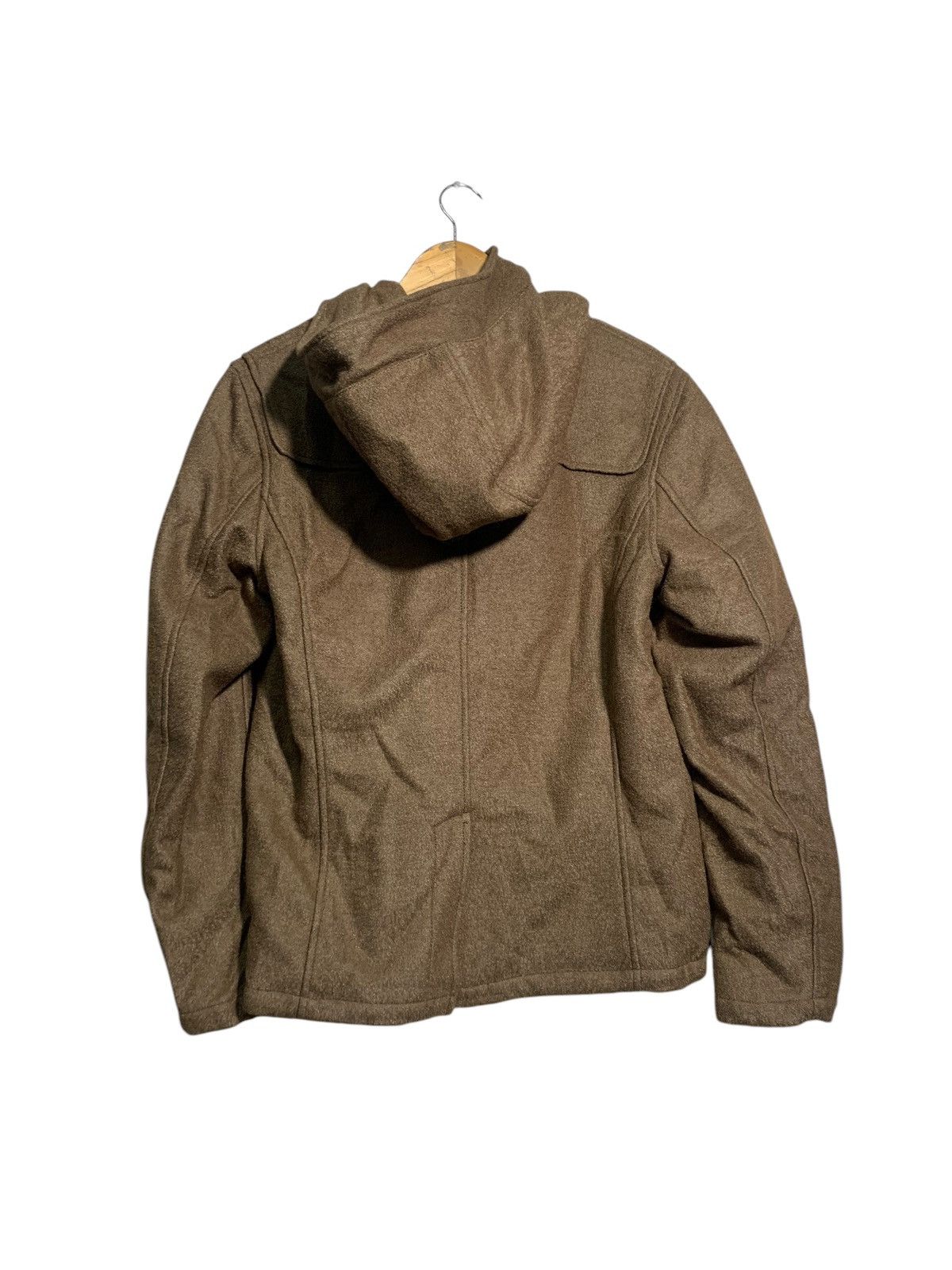 In The Attic 🔥IN THE ATTIC WOOL HOODIE JACKETS BROWN Size US L / EU 52-54 / 3 - 5 Thumbnail