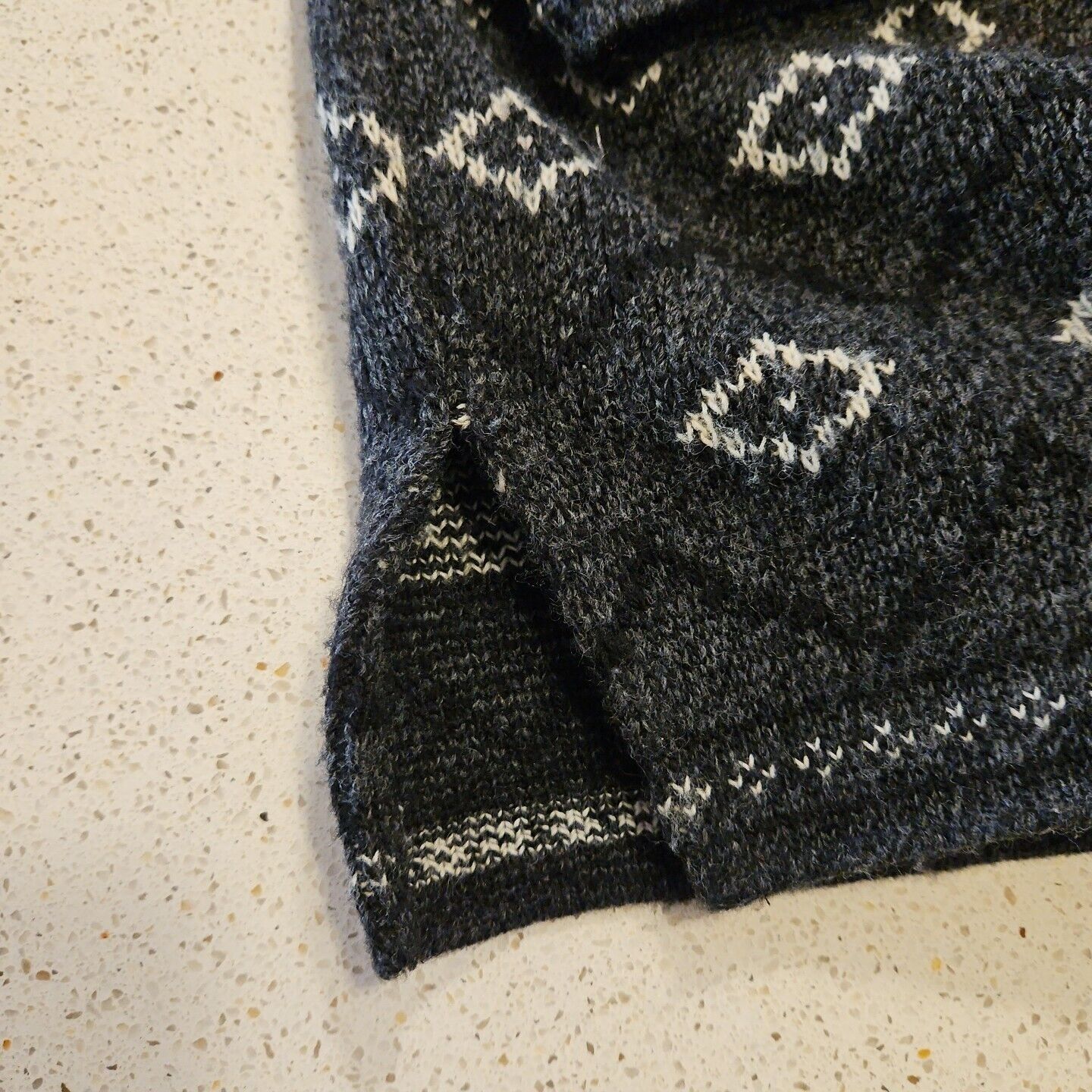Vintage Vtg Ski Sweater Mens Sz M Gray Fair Isle Snowflake Spunky Ac Size US XL / EU 56 / 4 - 8 Thumbnail