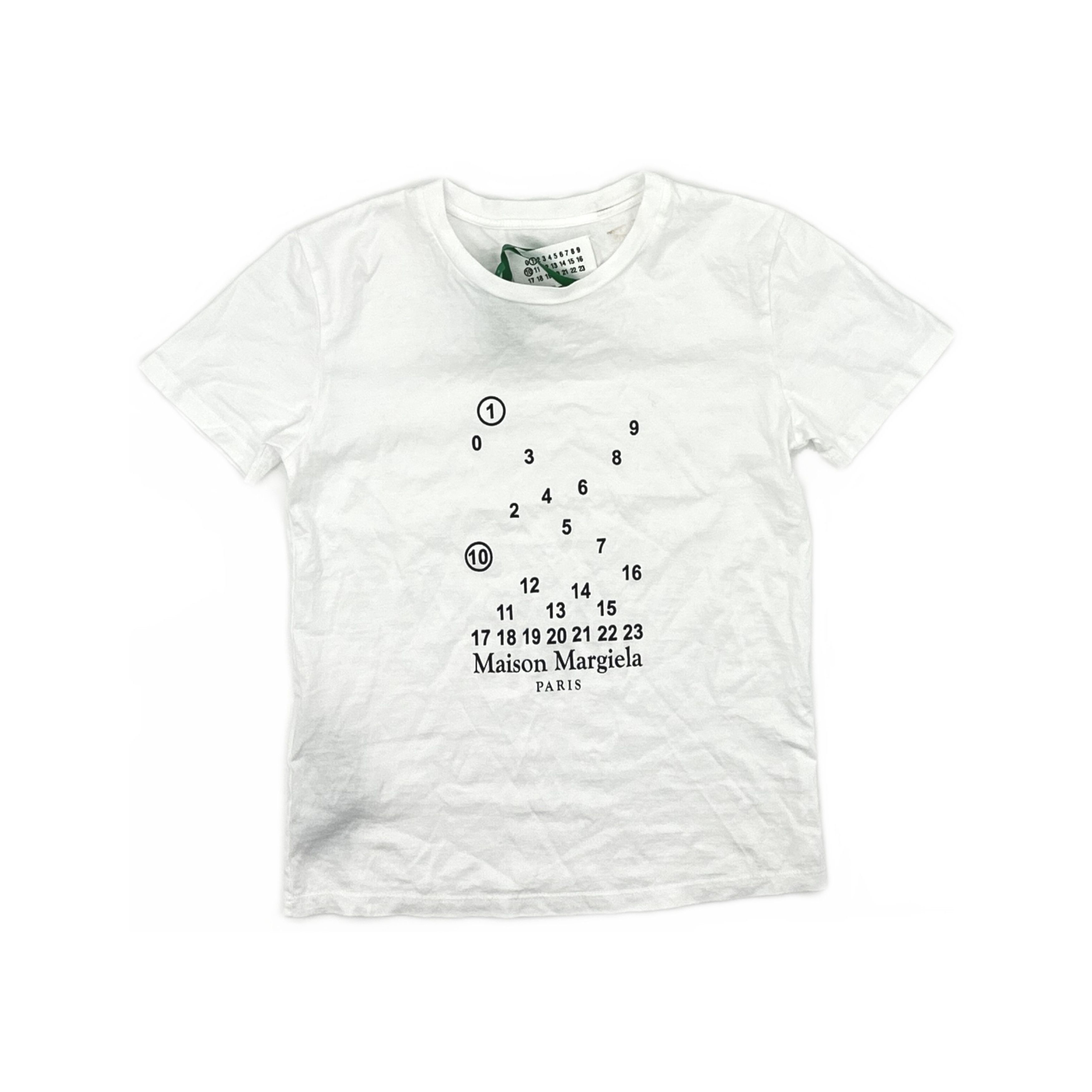 Maison Margiela Maison Margiela Number Logo T-Shirt Size S Size S / US 4 / IT 40 - 1 Thumbnail