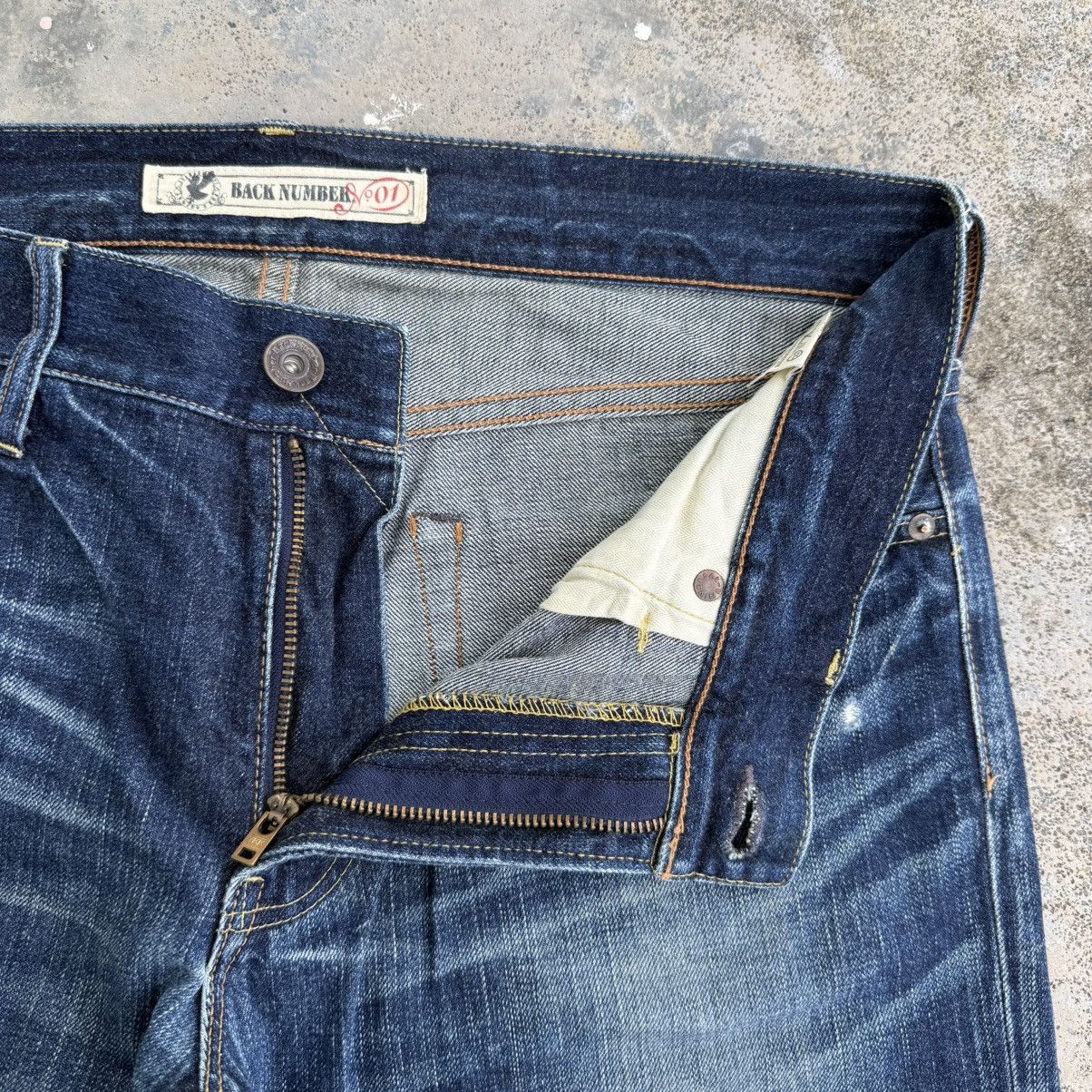 Japanese Brand VINTAGE BACK NUMBER DENIM JEAN PANTS Size US 36 / EU 52 - 8 Thumbnail