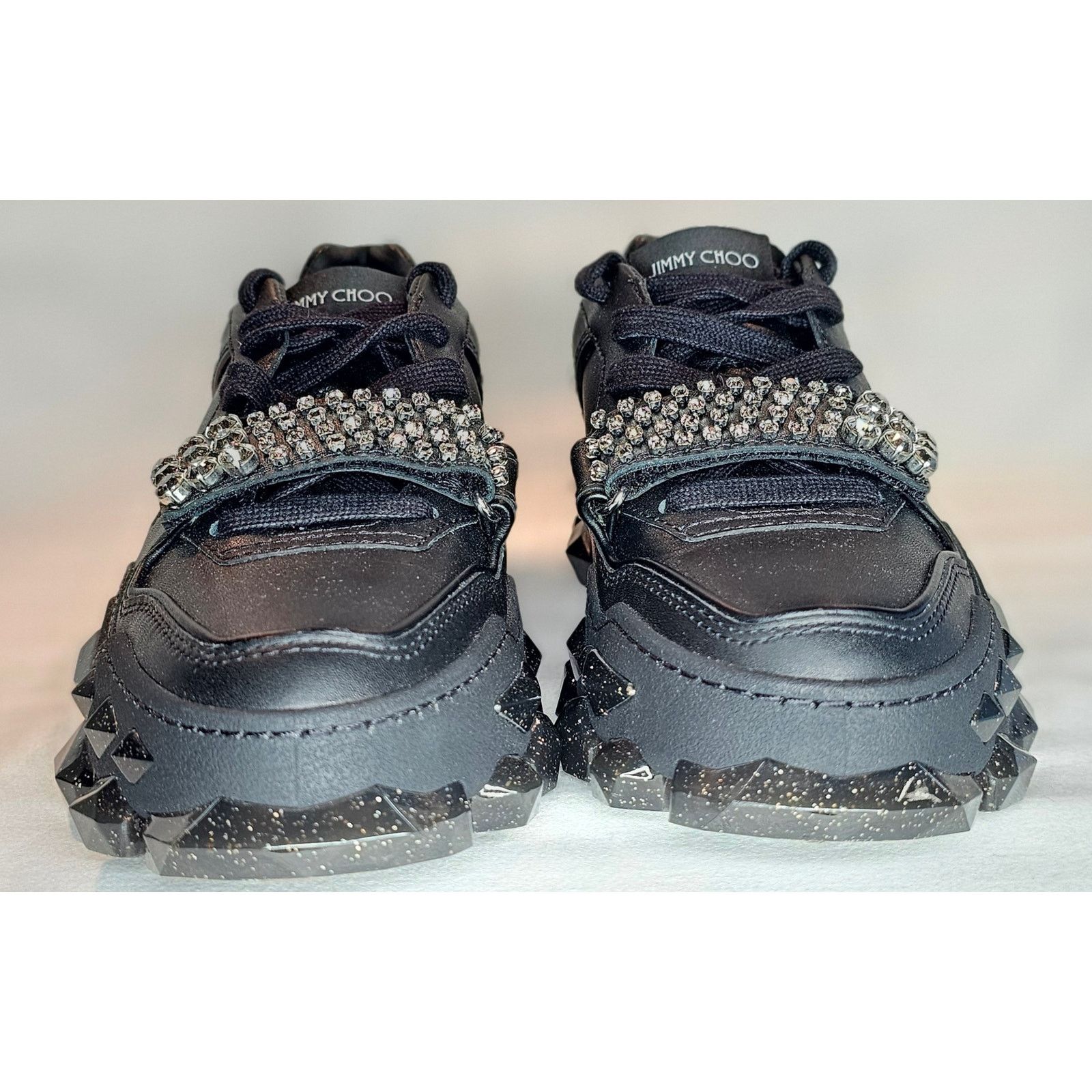 Jimmy Choo Jimmy Choo Diamond Leather Trainers Size 36 Size US 6 / IT 36 - 12 Thumbnail