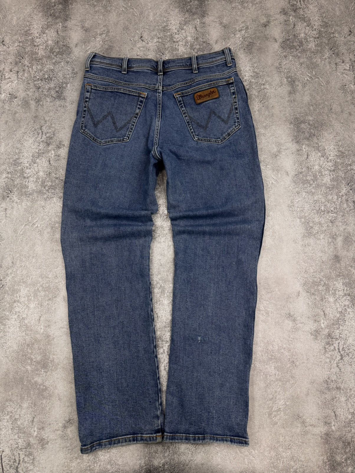 Wrangler Wrangler Texas Men Straight Leg Jeans Blue Denim Size 36 Size US 36 / EU 52 - 1 Thumbnail