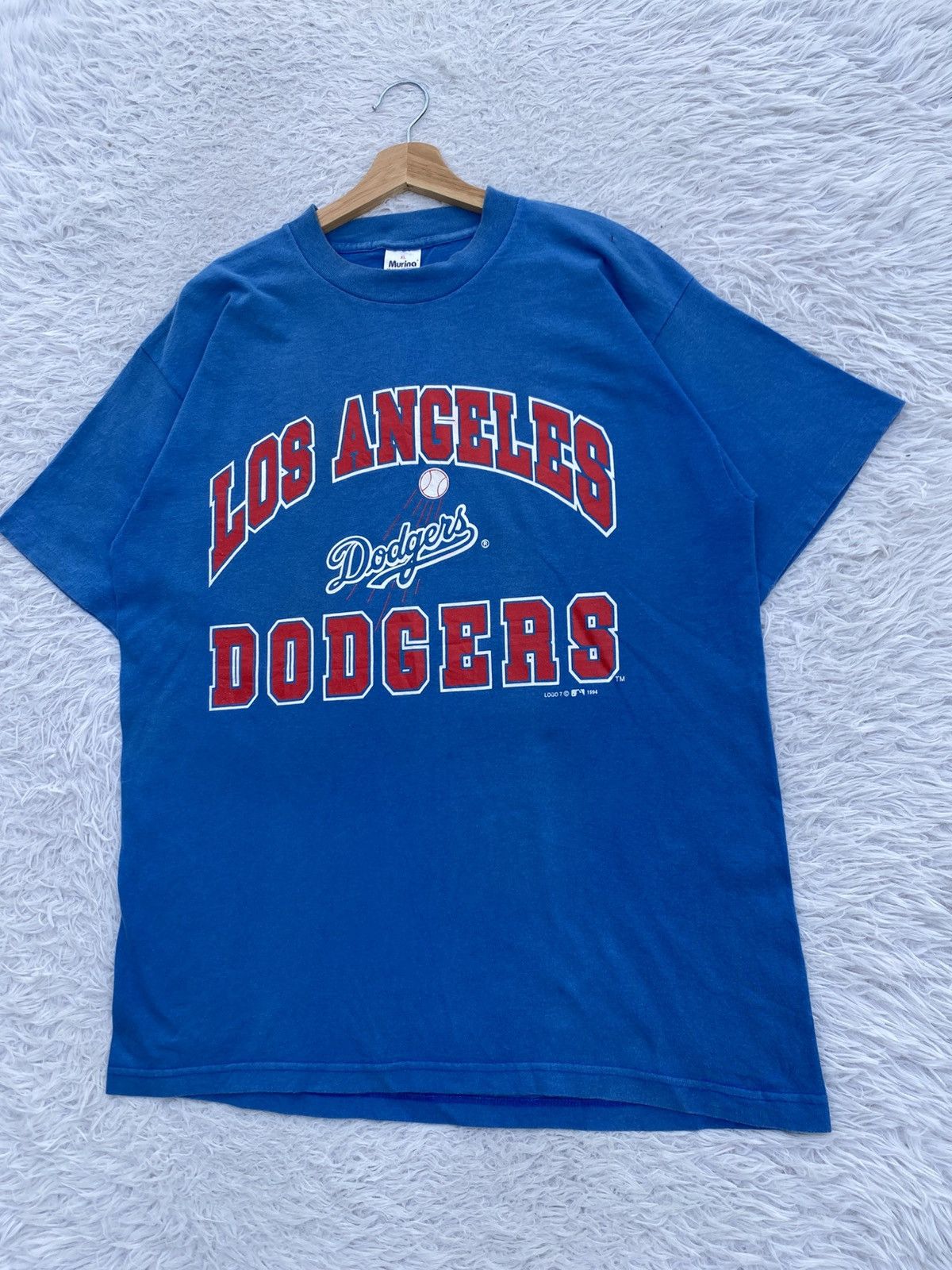MLB Rare Vintage 1994 Los Angeles Dodgers MLB Tshirt Size US L / EU 52-54 / 3 - 4 Thumbnail