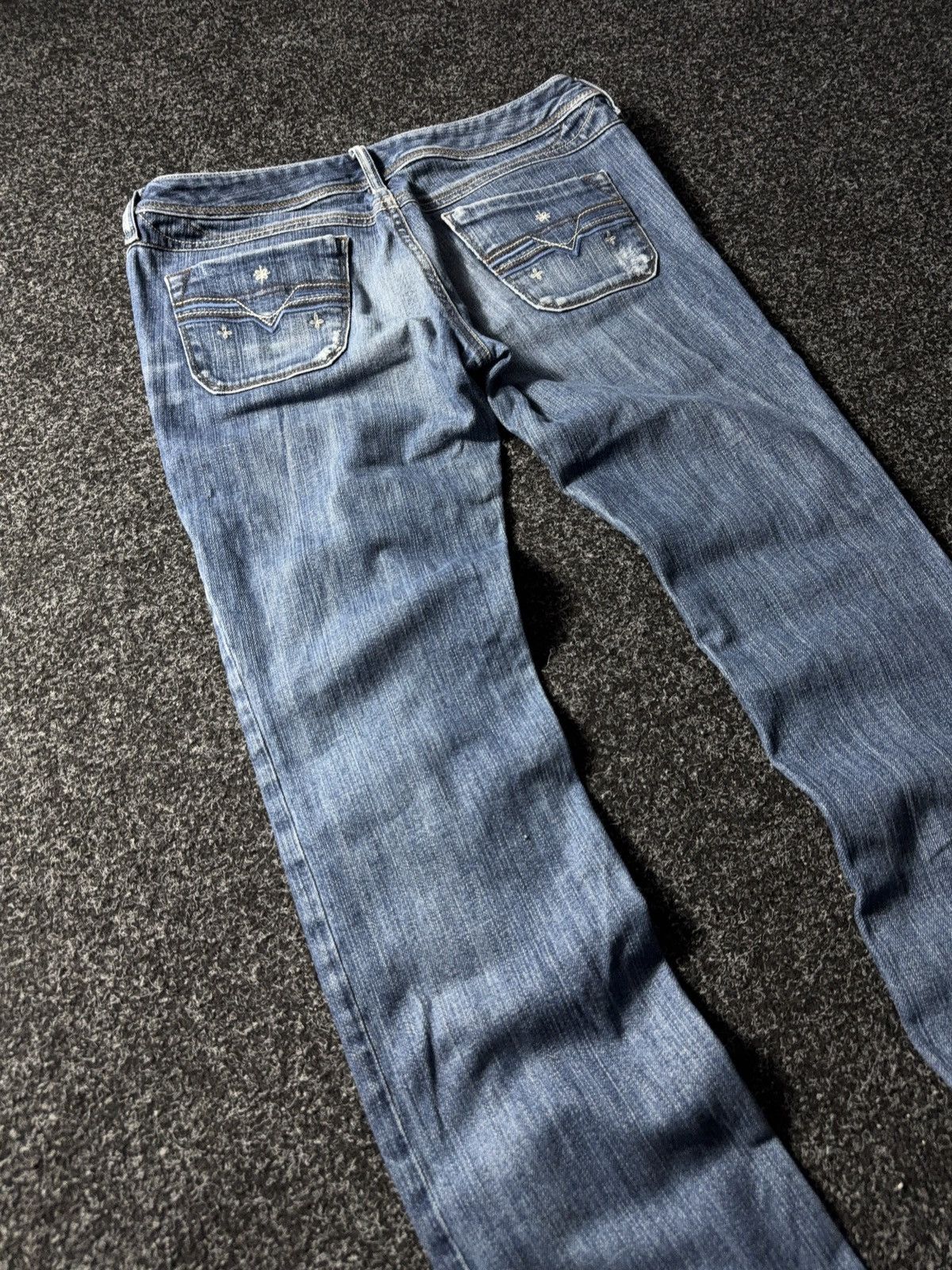 Diesel × If Six Was Nine × Vintage Vintage 90s Y2K Diesel Industry Wash Faded Italy Jeans pants Size US 31 - 12 Thumbnail