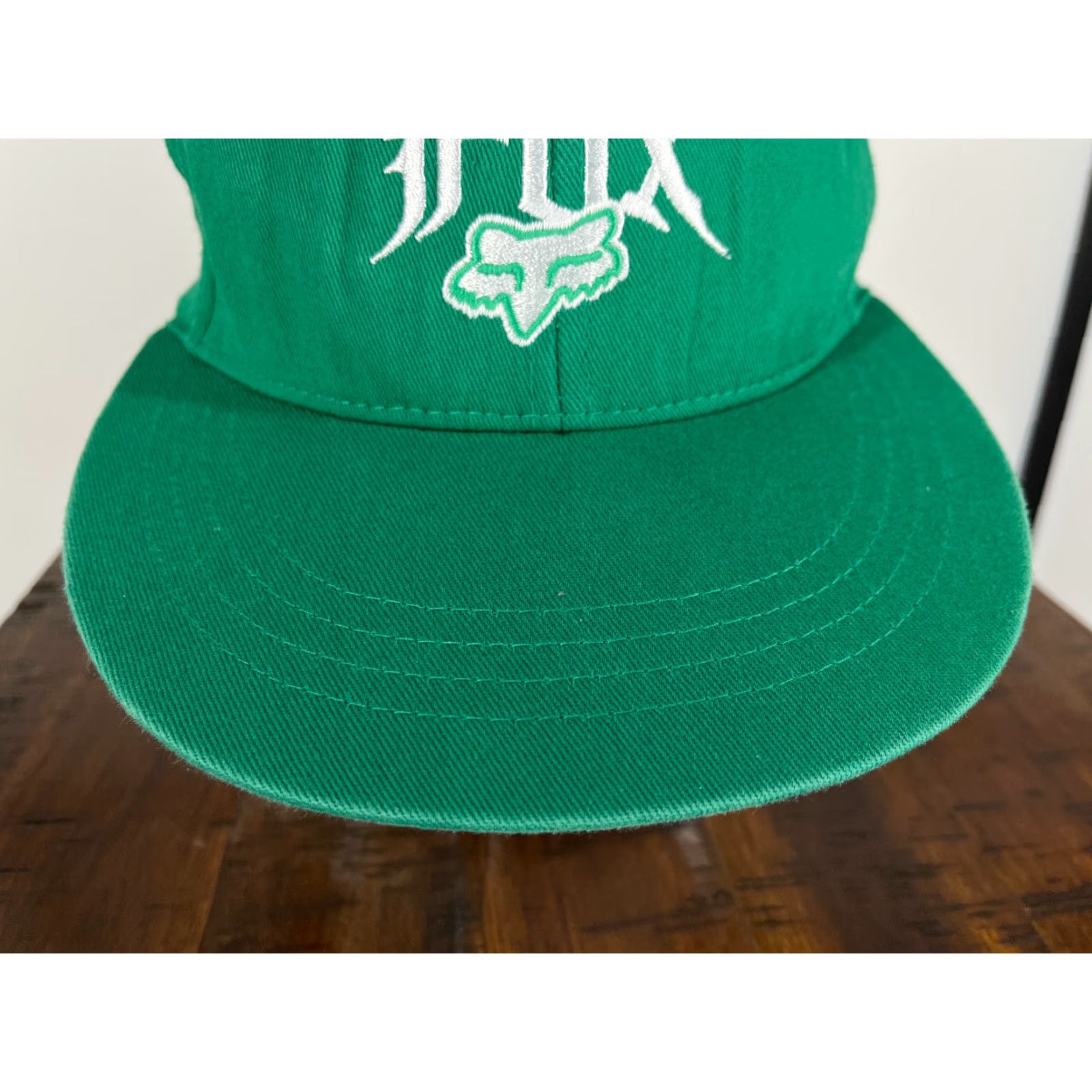 Fox Racing Fox Hat Cap Fitted Adult Medium Green Cotton Blend Nylon Spandex Baseball Cap - Fox Size ONE SIZE - 3 Thumbnail