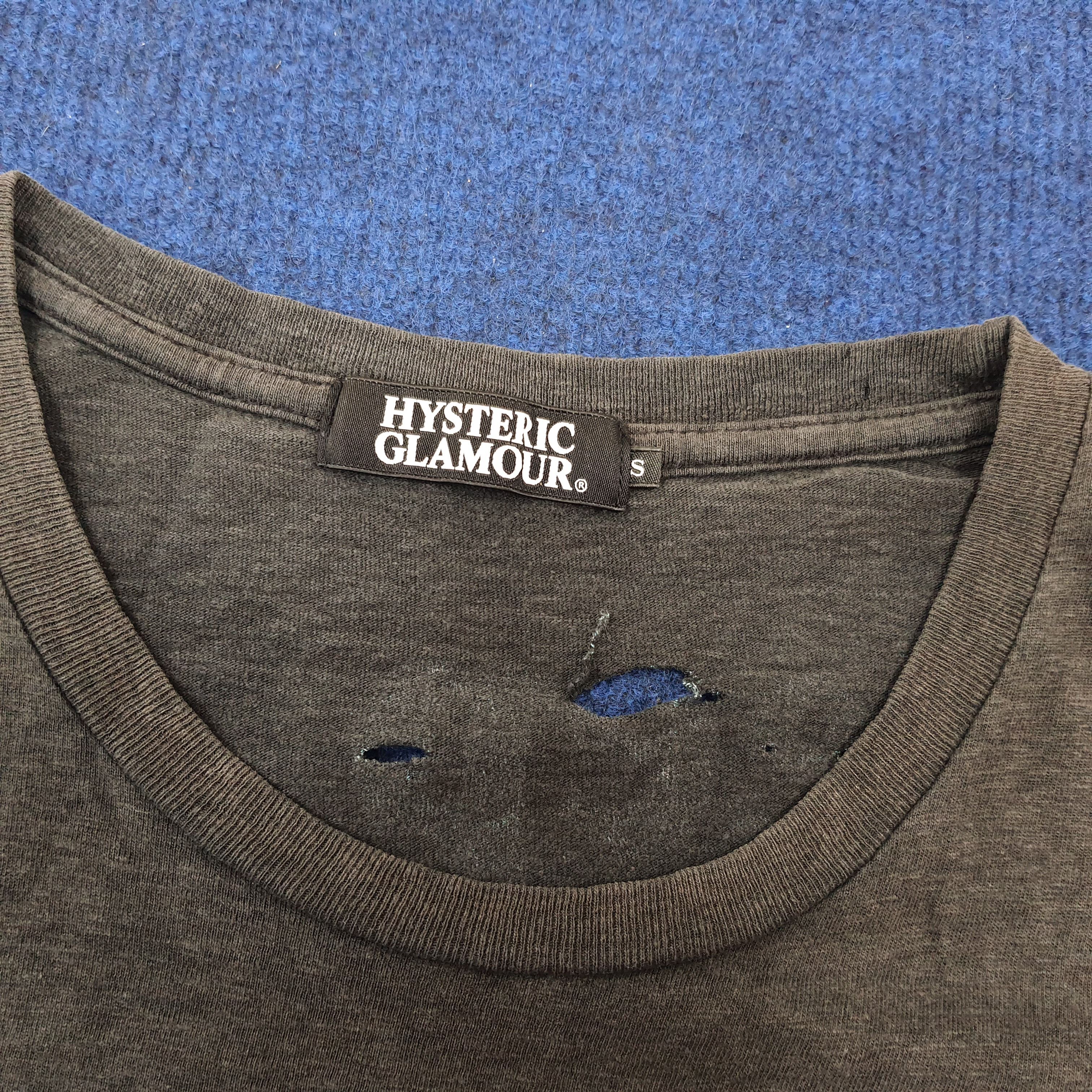 Hysteric Glamour × Japanese Brand × Vintage Vintage Hysteric Glamour Japan Brand Naked Tshirt Size S / US 4 / IT 40 - 5 Thumbnail