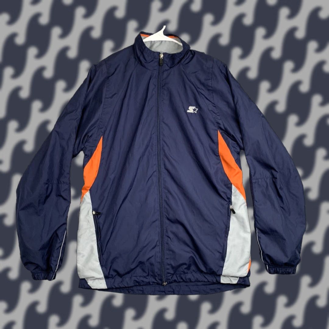 Starter Starter Windbreaker Jacket Mens Small Navy Blue Lightweight Casual Size US S / EU 44-46 / 1 - 1 Thumbnail