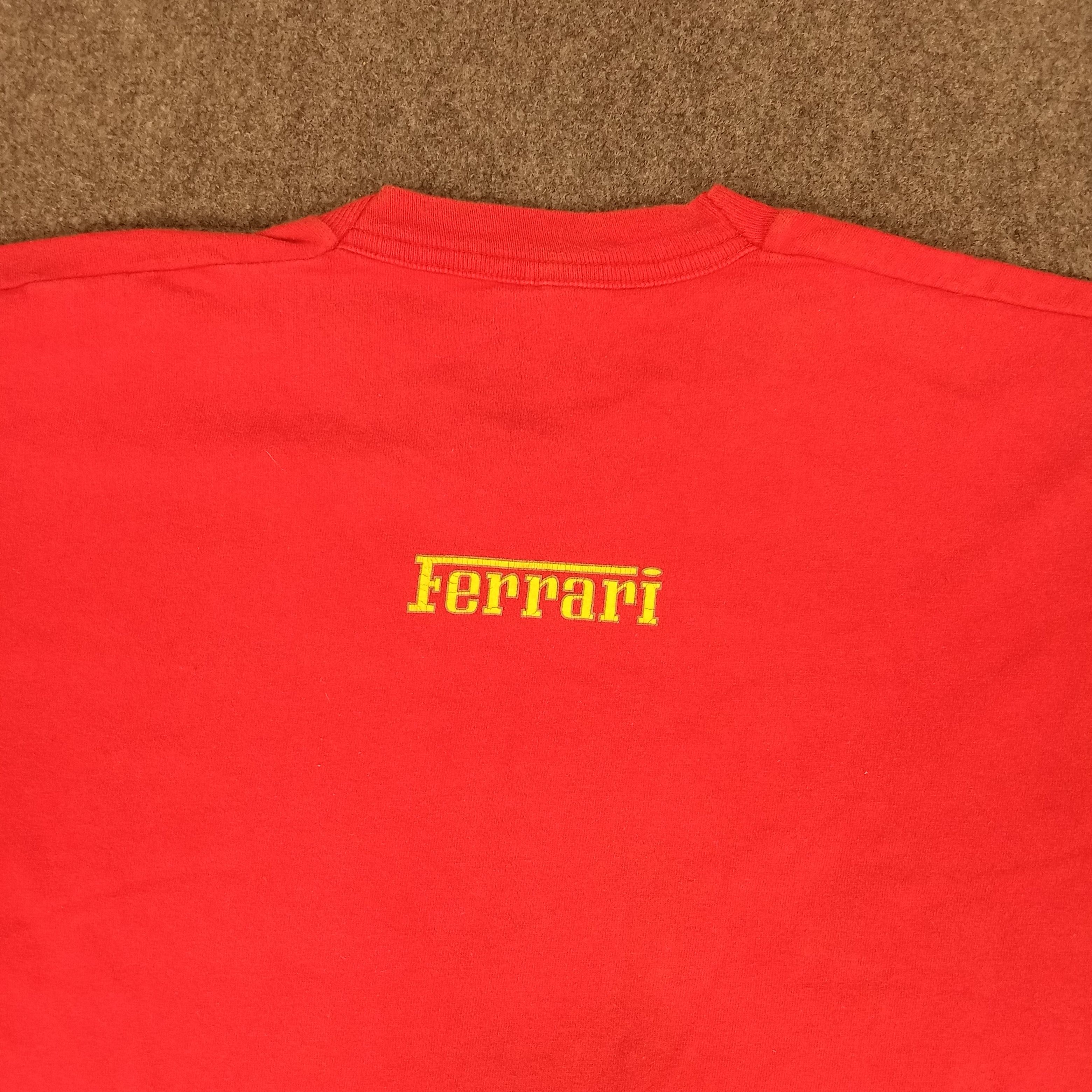 Ferrari × Vintage 90's Ferrari Supercar Racing Formula One Tshirt Size US XL / EU 56 / 4 - 7 Thumbnail