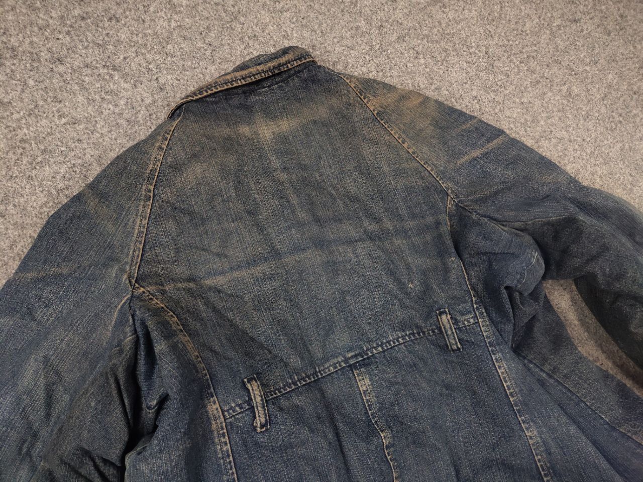 Diesel Vintage Diesel Archive Y2K Style Denim Faded coat Jacket Size US XL / EU 56 / 4 - 15 Thumbnail