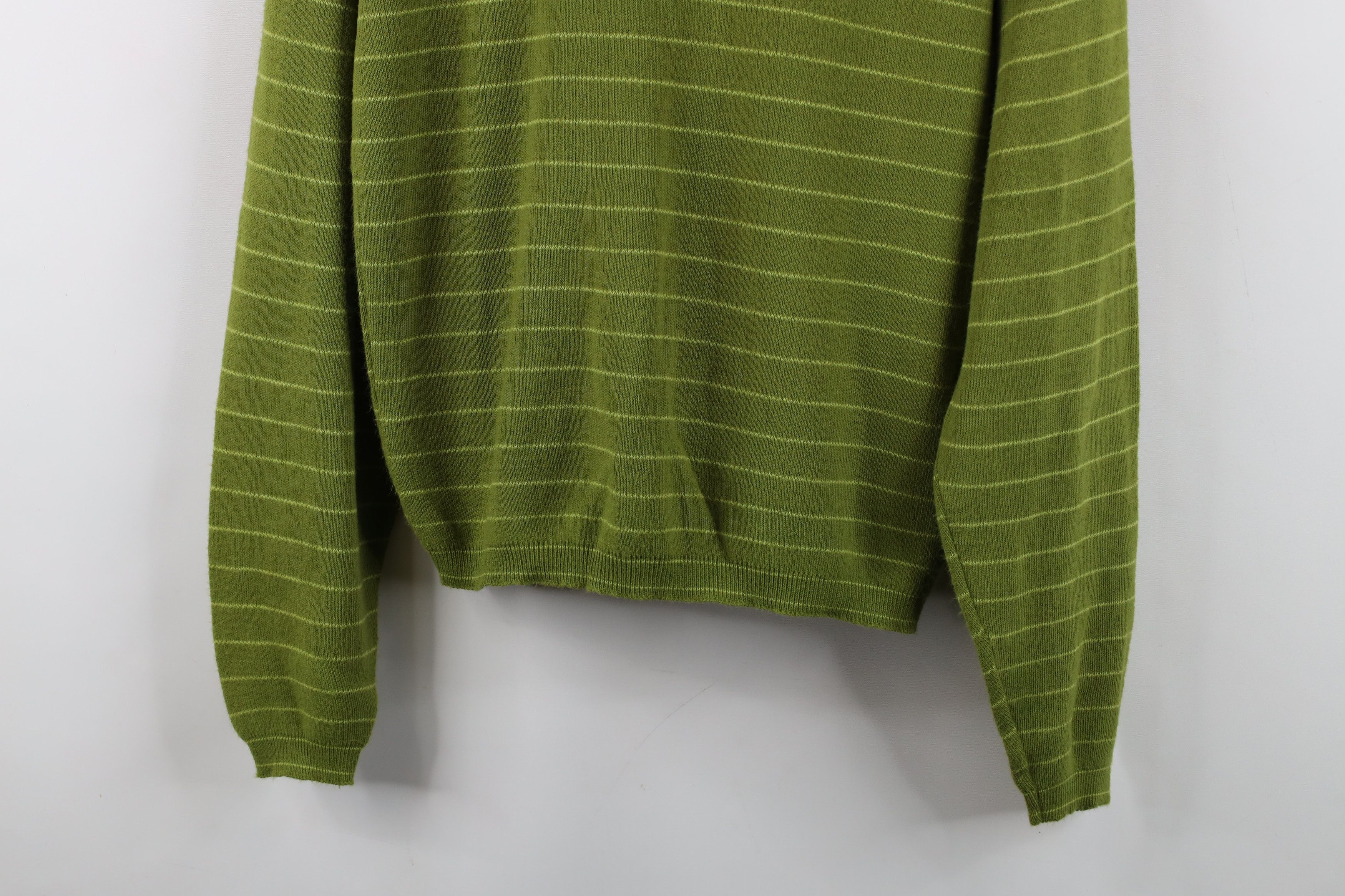 Hanes Vintage 50s 60s Hanes Pro Choice Sweater Avocado Green USA Size US L / EU 52-54 / 3 - 3 Thumbnail