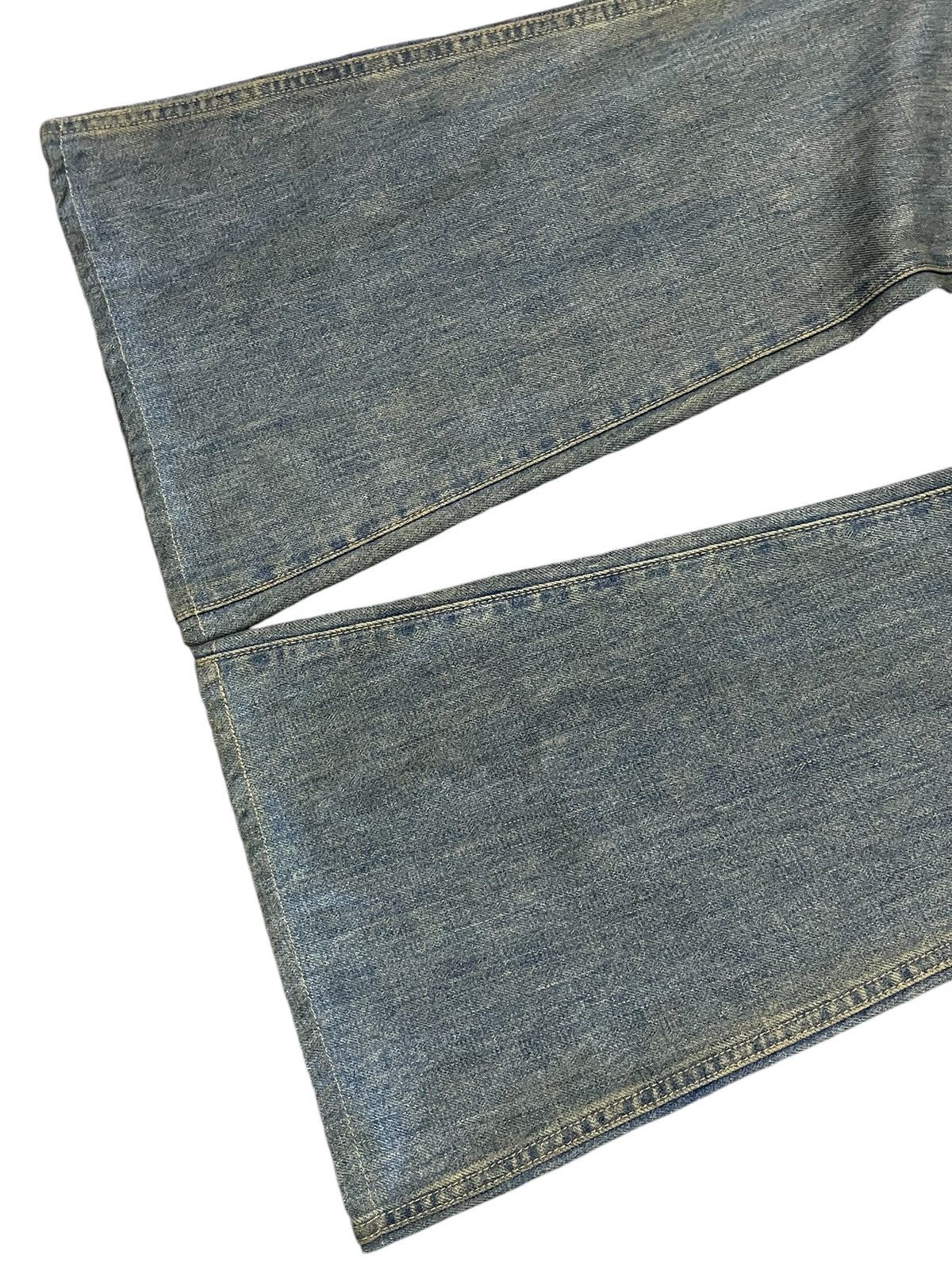 Big John × If Six Was Nine × Le Grande Bleu (L.G.B.) Vintage Big John Bell Bottom Rusty Muddy Wash Flare Jeans Size US 30 / EU 46 - 6 Thumbnail