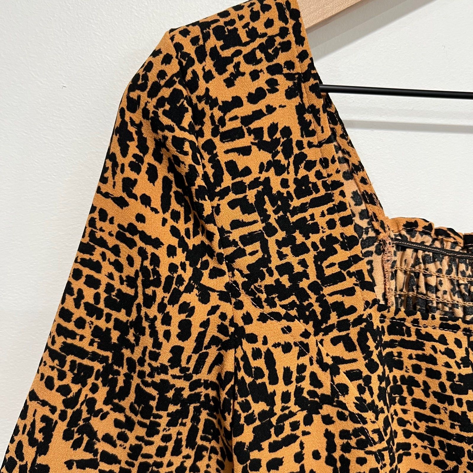 Other Free Press Cheetah Print Cropped Square Neck Top Medium Size M / US 6-8 / IT 42-44 - 3 Thumbnail
