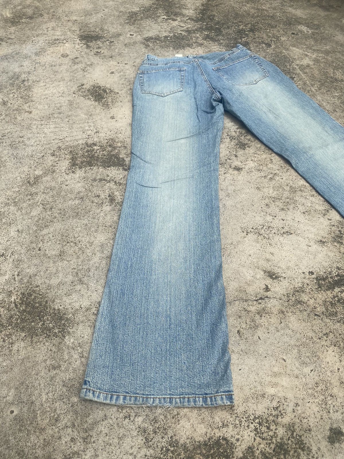 If Six Was Nine × Japanese Brand Flare Jeans Now Velvet Splash Bootcut Size US 29 - 13 Thumbnail