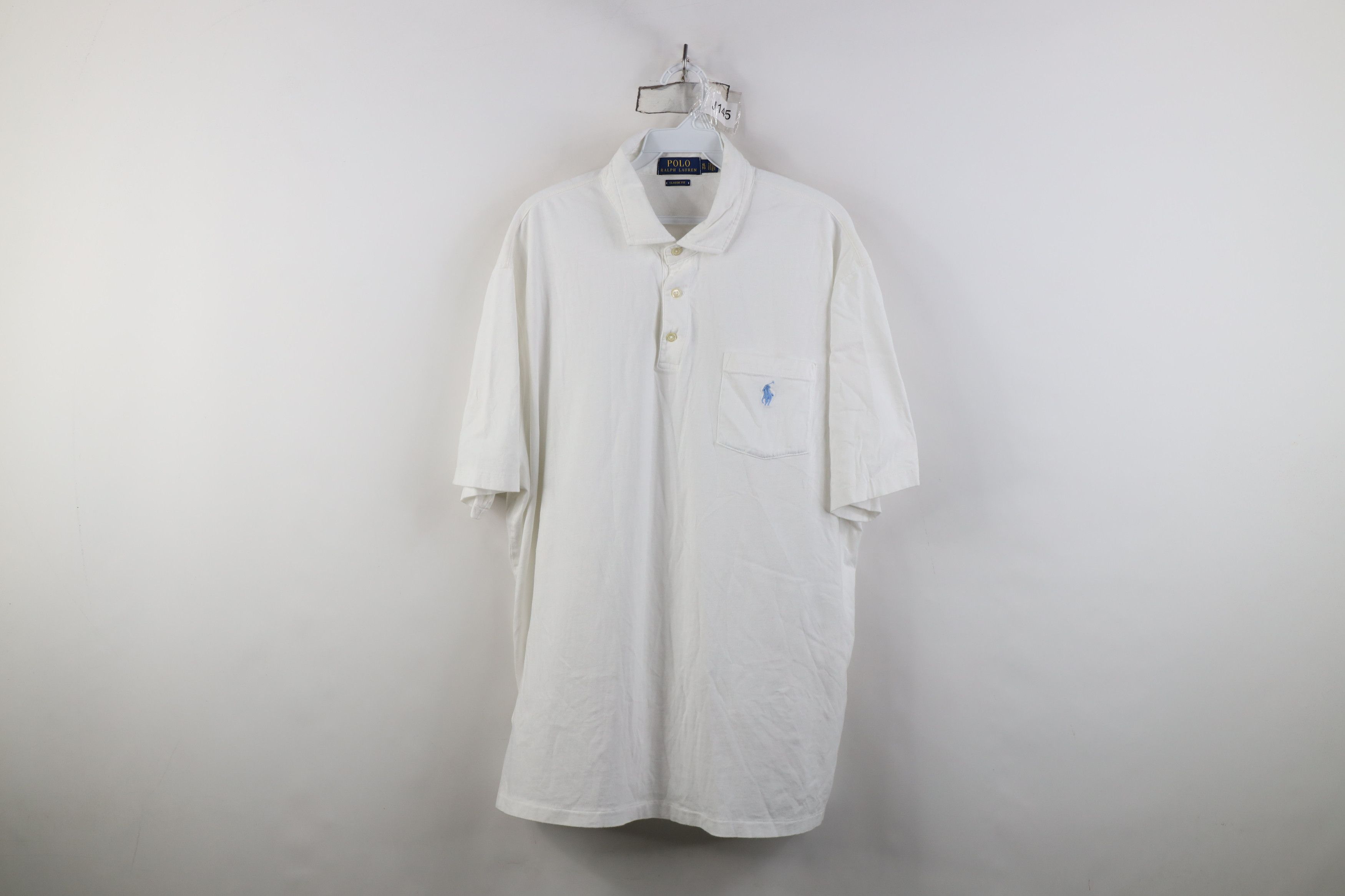 Ralph Lauren Ralph Lauren Touch Knit Collared Golf Polo Shirt White Size US XL / EU 56 / 4 - 1 Thumbnail