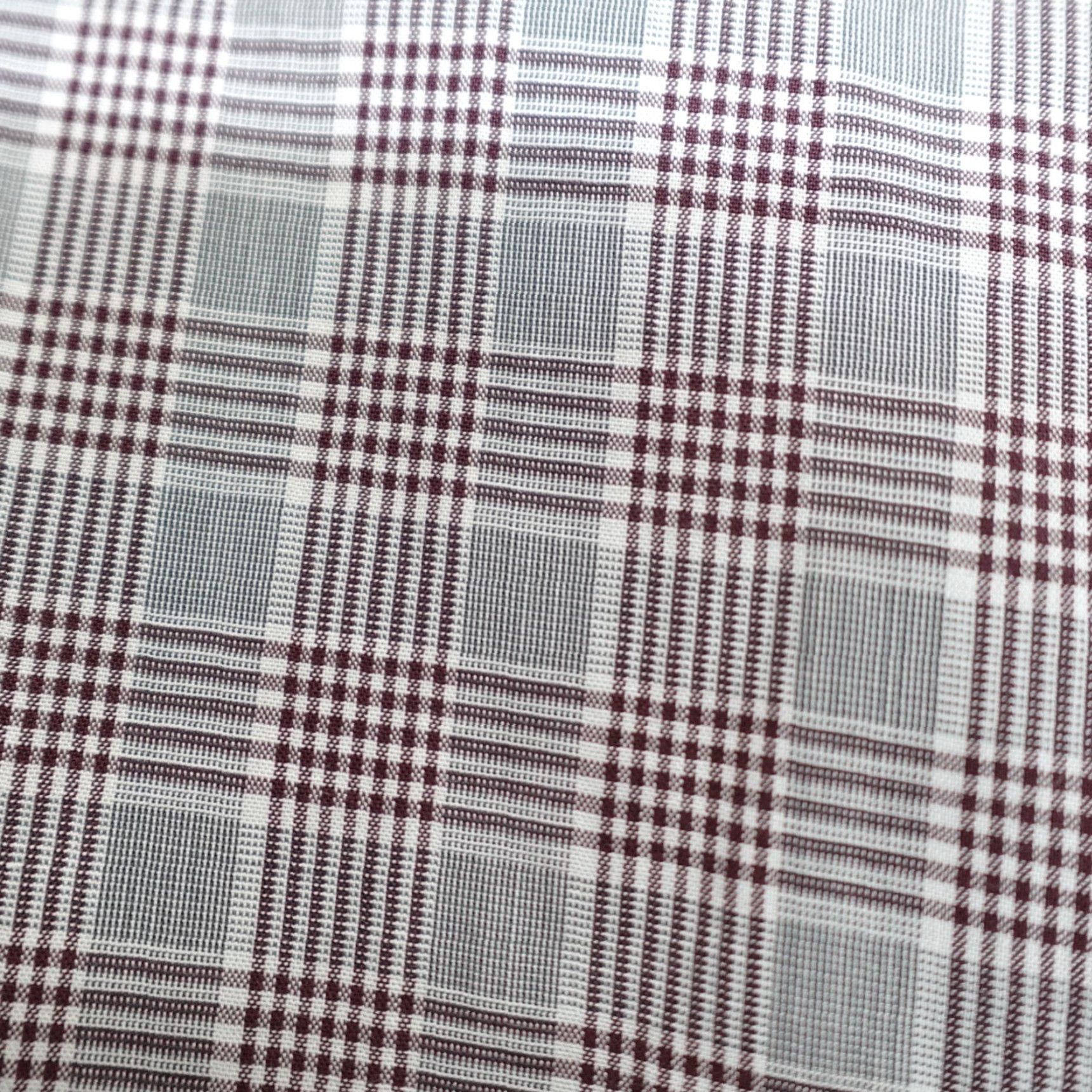 Pal Zileri VINTAGE Pal Zileri Shirt 17 XL Gray Red Plaid 100% Cotton Women? Mens? Size US XL / EU 56 / 4 - 4 Thumbnail