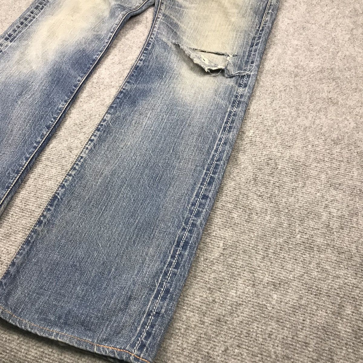 Japanese Brand × Johnbull JOHN BULL DISTRESSED DENIM RARE DENIM PANTS 145 Size US 30 / EU 46 - 4 Thumbnail