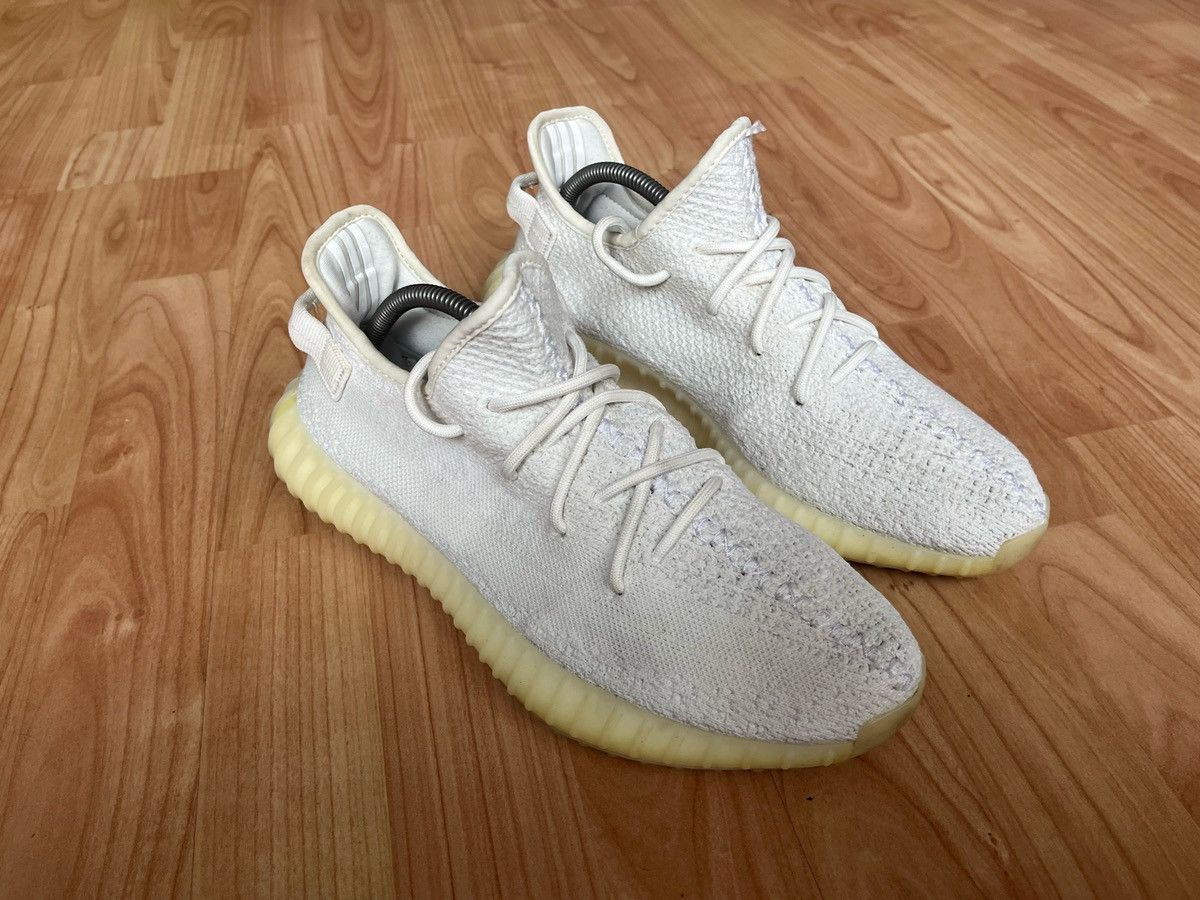 Yeezy Adidas Yeezy Boost 350 V2 Cream Size US 9.5 / EU 42-43 - 3 Thumbnail